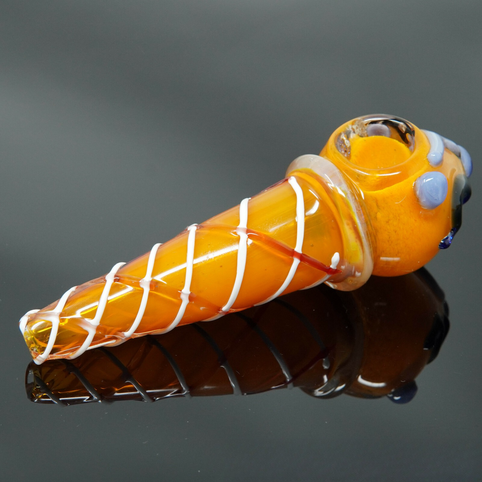 6" Ice Cream Cone Exotic Tobacco Smoking Pipe Thick Collectible Pipes.