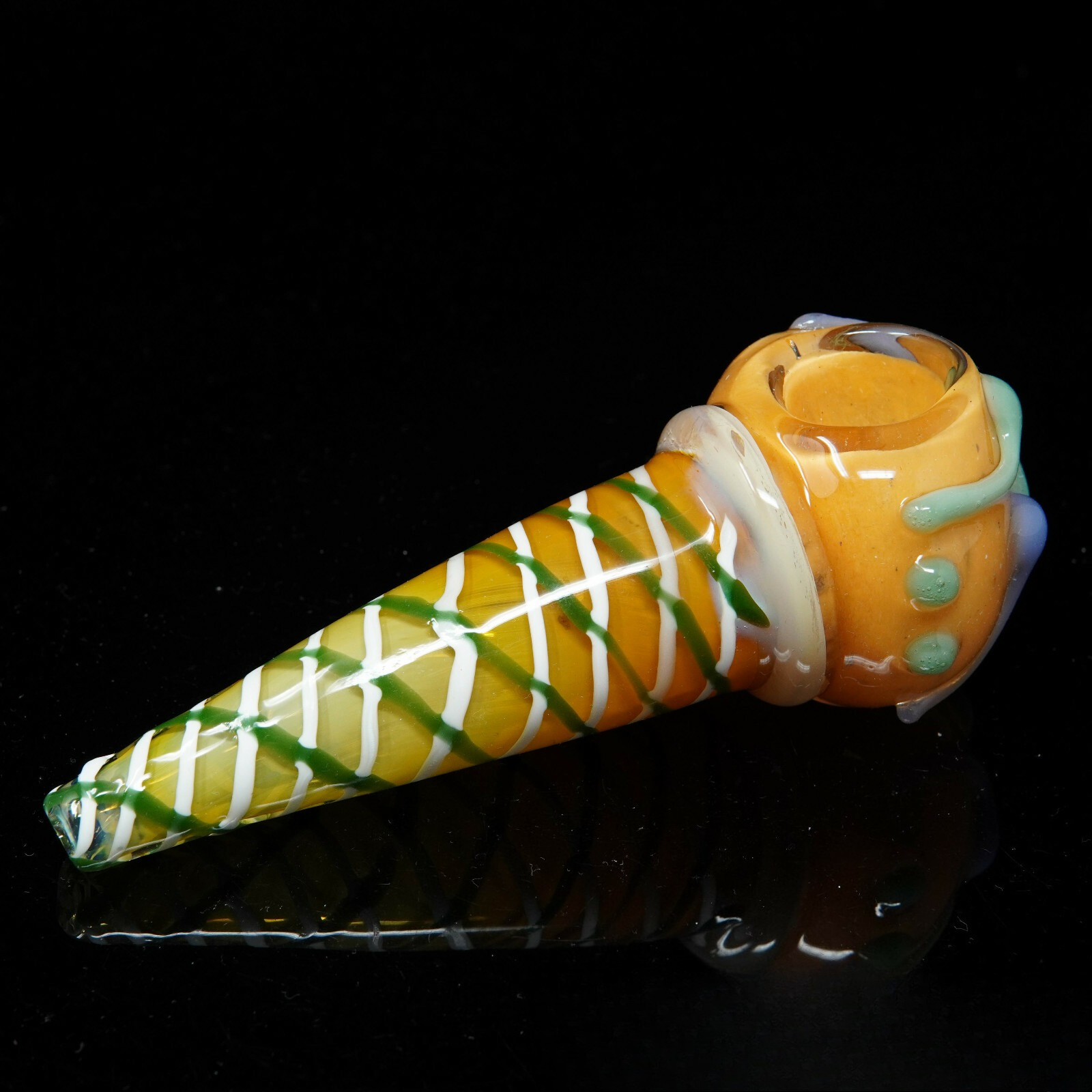 6" Ice Cream Cone Exotic Tobacco Smoking Pipe Thick Collectible Pipes