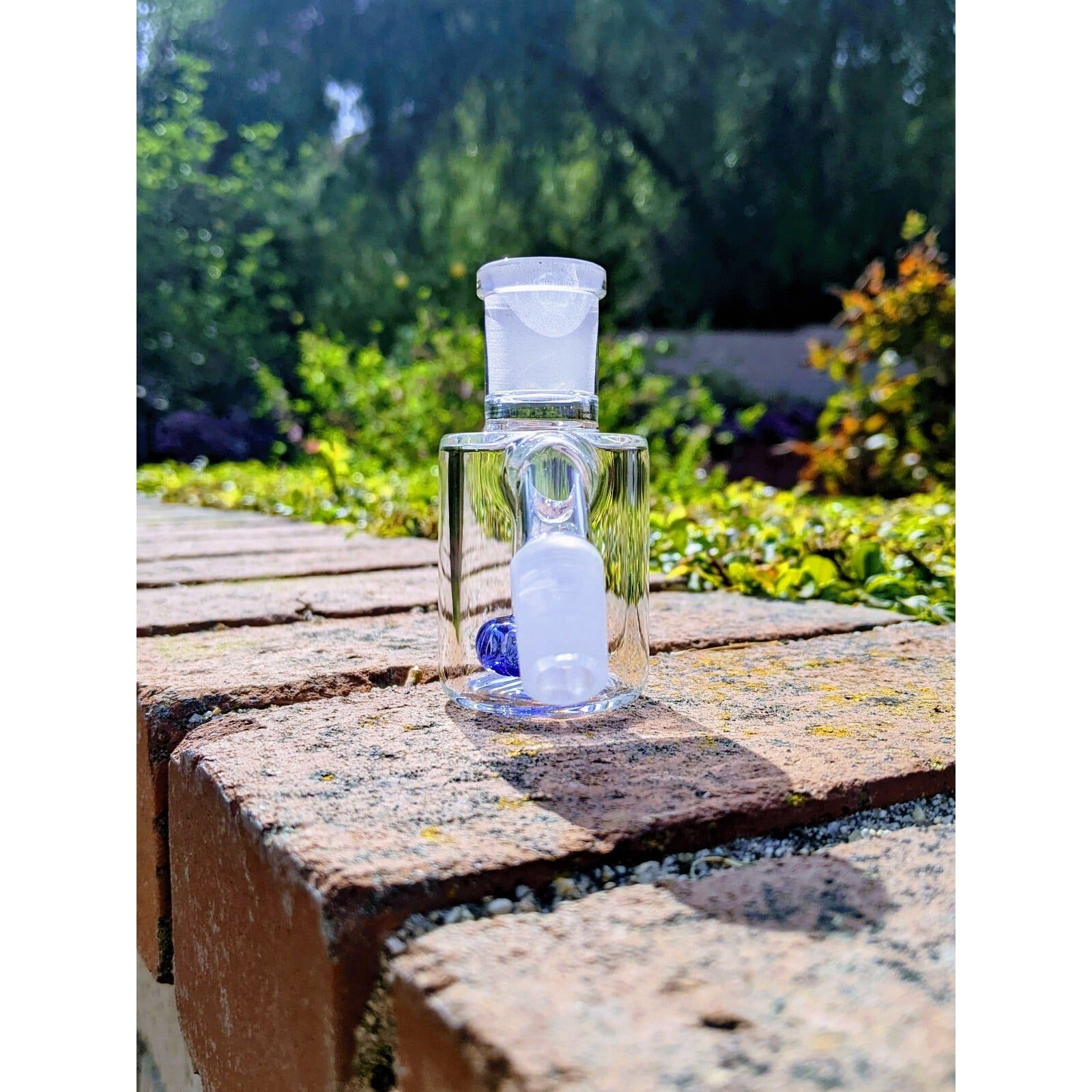 Quality 14mm 45° Lil Sweety Cobalt Ash Catcher For Tobacco Water Pipe Bong