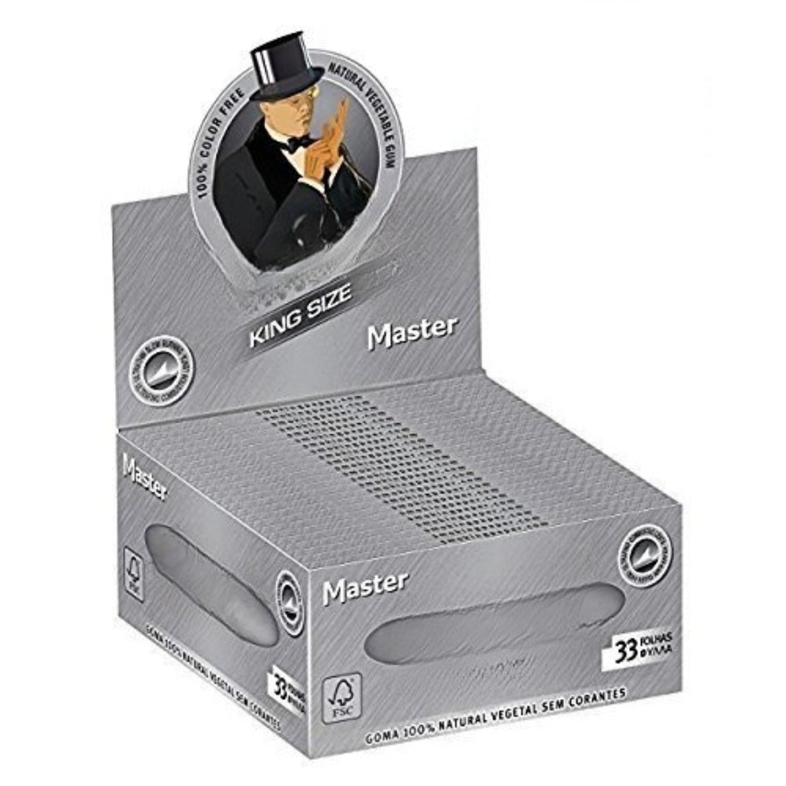 Rolling Papers Master King Size (33 Leaves) - Pack of 5 Booklets