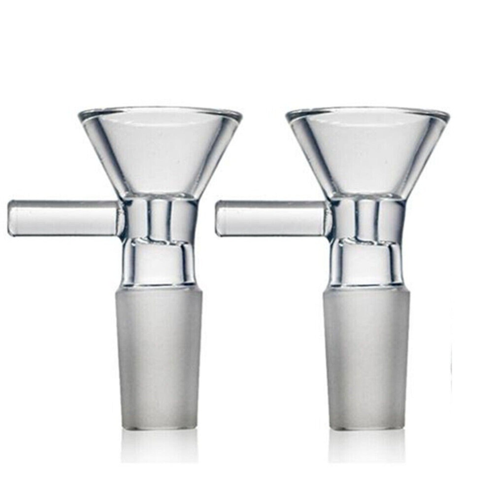 2x 14MM Male Glass Bowl For Water Pipe Hookah Bong Replacement Head US Fast Ship