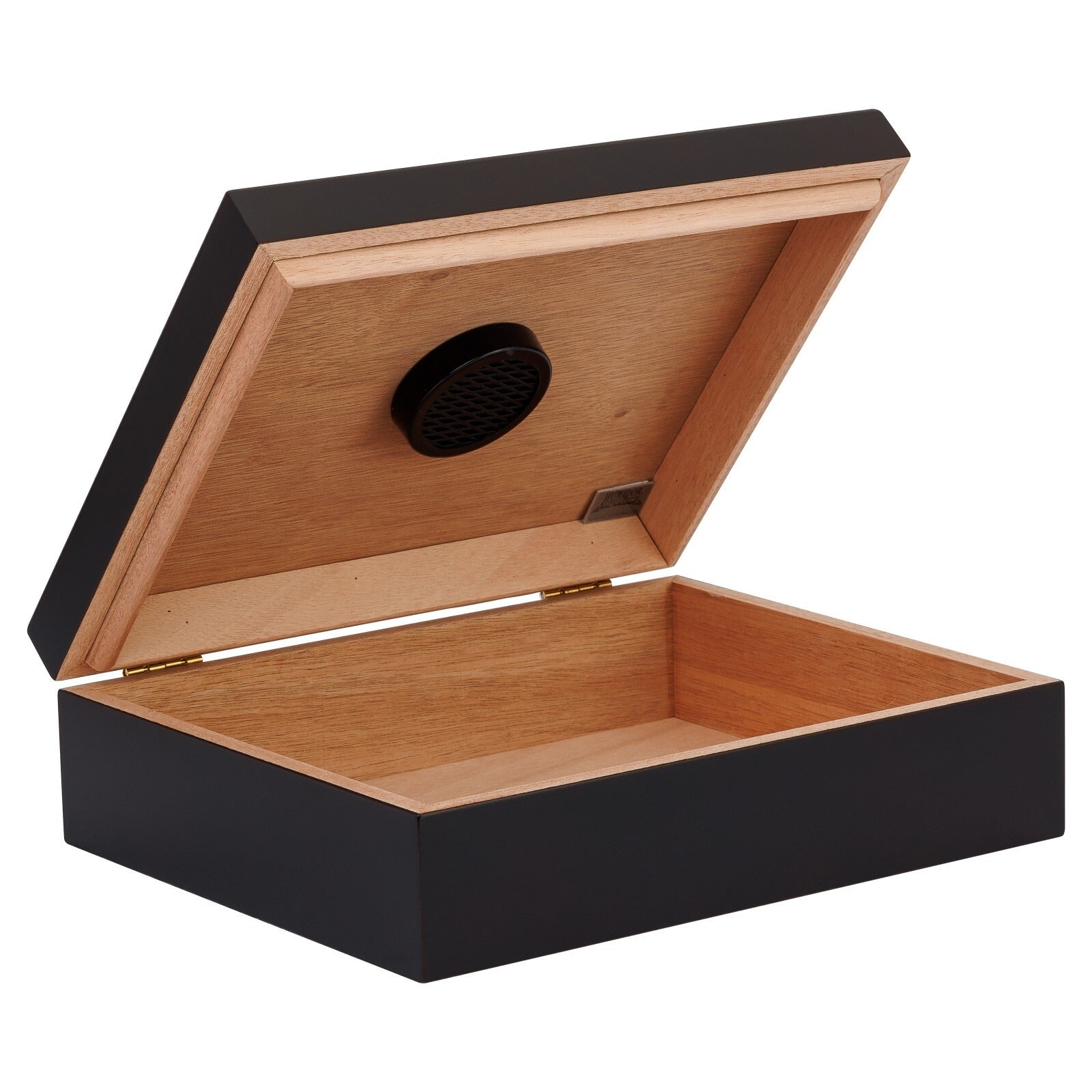 Humidor Supreme Travel Cigar Humidor Box, Mahogany Wood - 20 Cigar Capacity