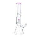 12" Thick Heavy Pink Glass Beaker Bong Quality Hookah Tobacco Smoking Water Pipe