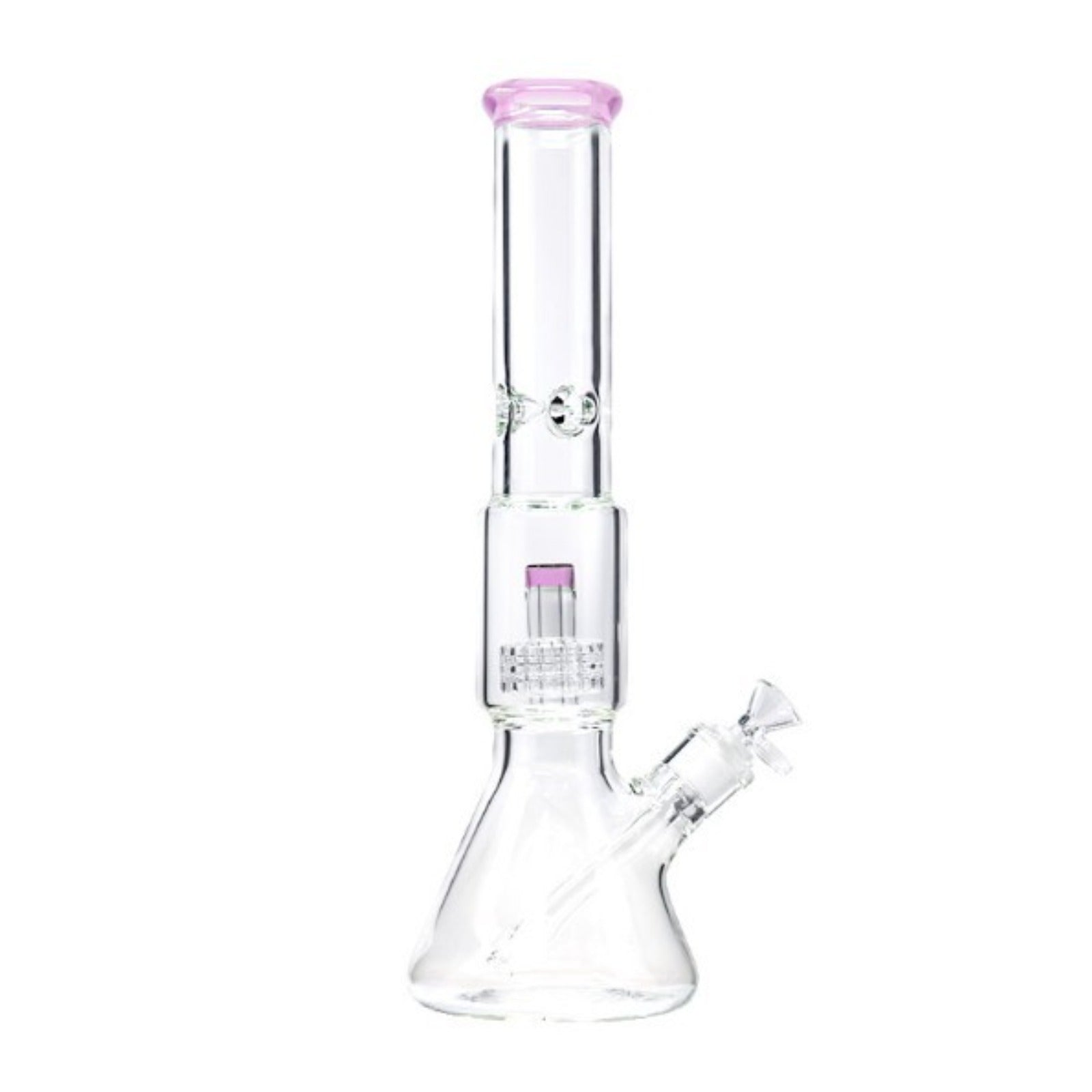 12" Thick Heavy Pink Glass Beaker Bong Quality Hookah Tobacco Smoking Water Pipe