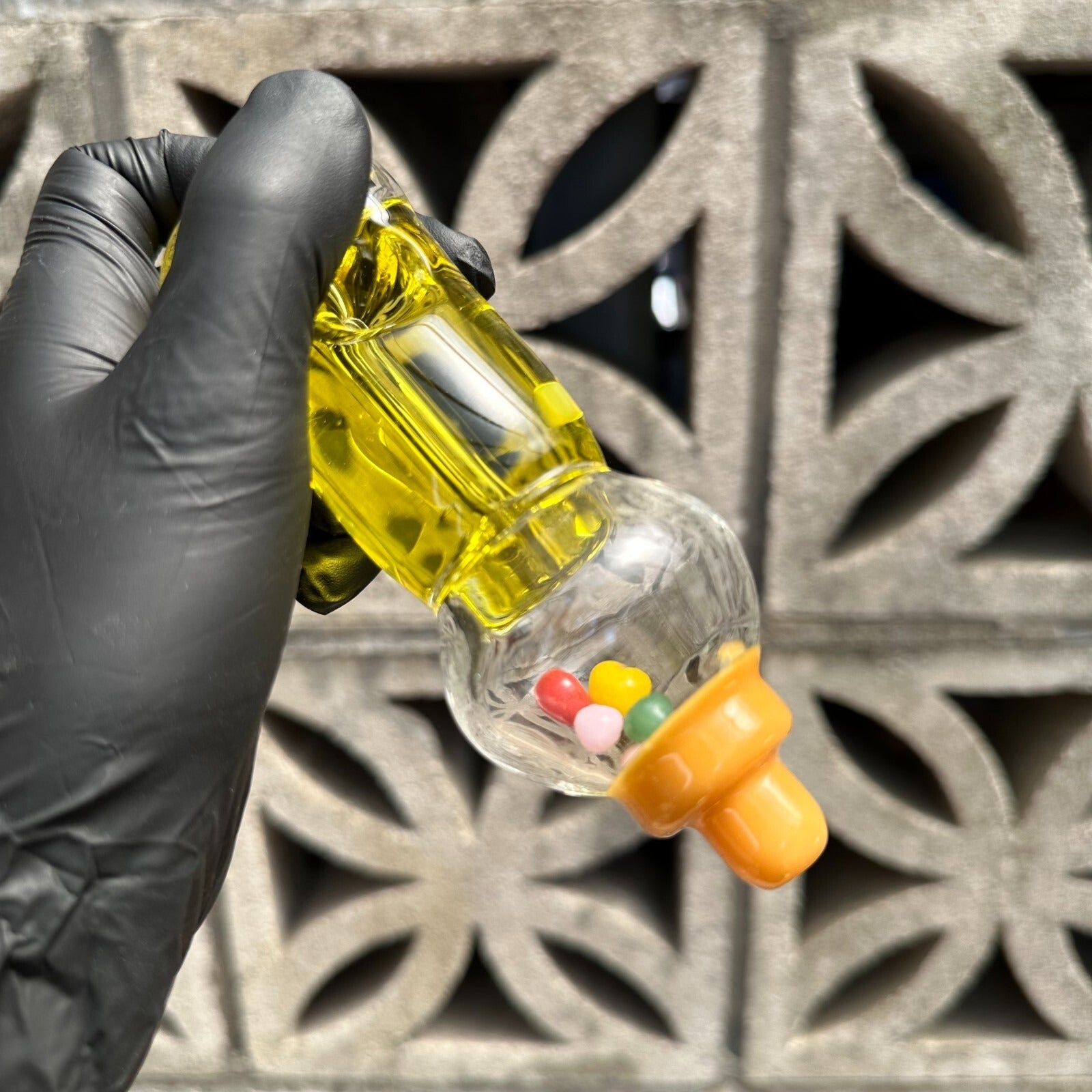 Milk bottle Glass Pipe Smoking Bowl Smoke Hand Spoon Pipe Tobacco Pipe