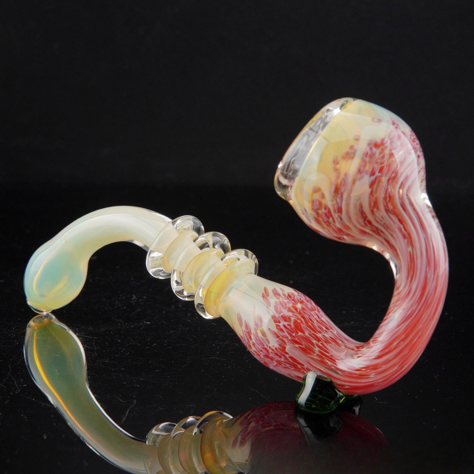 6½" Colorful Sherlock Tobacco Smoking Pipe Thick Collectible Glass Pipes.