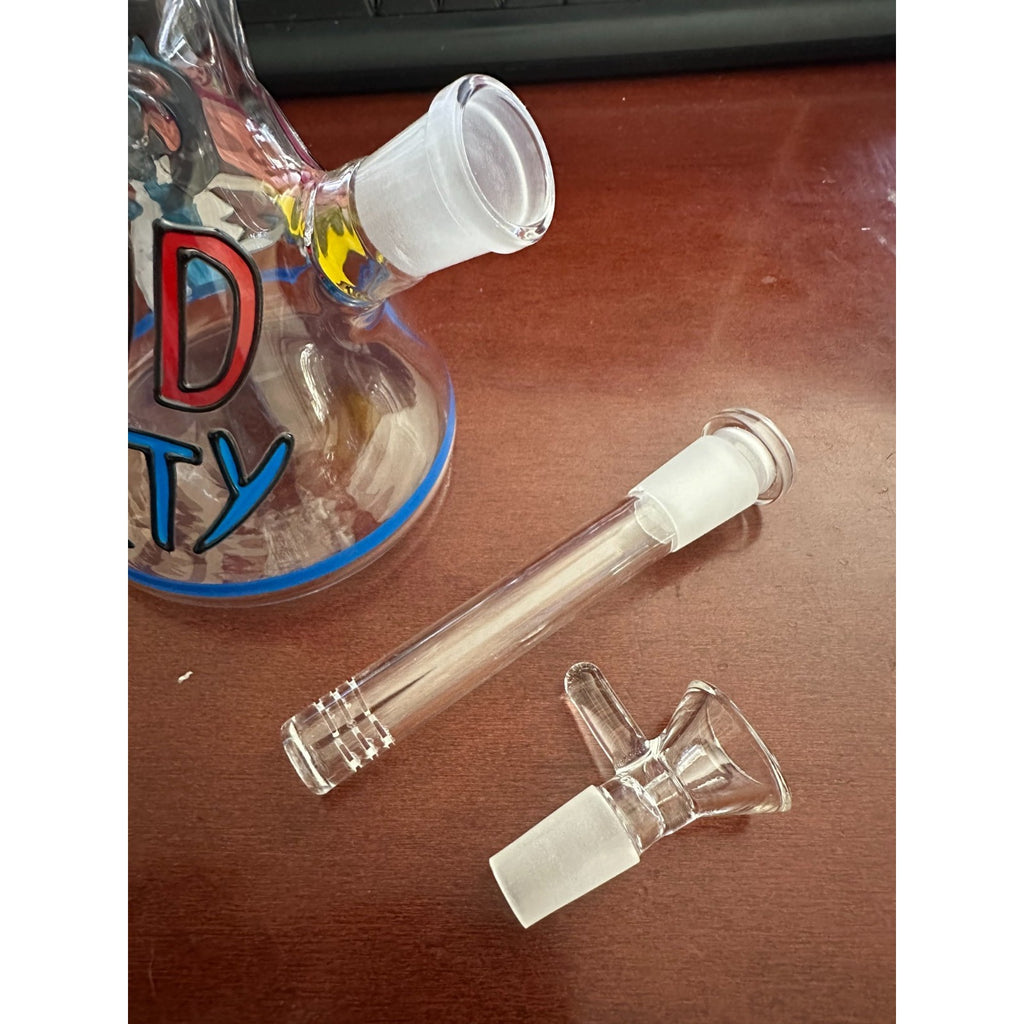 11-Inch Handcrafted Glass Water Pipe, Cartoon Style – Please Read Description