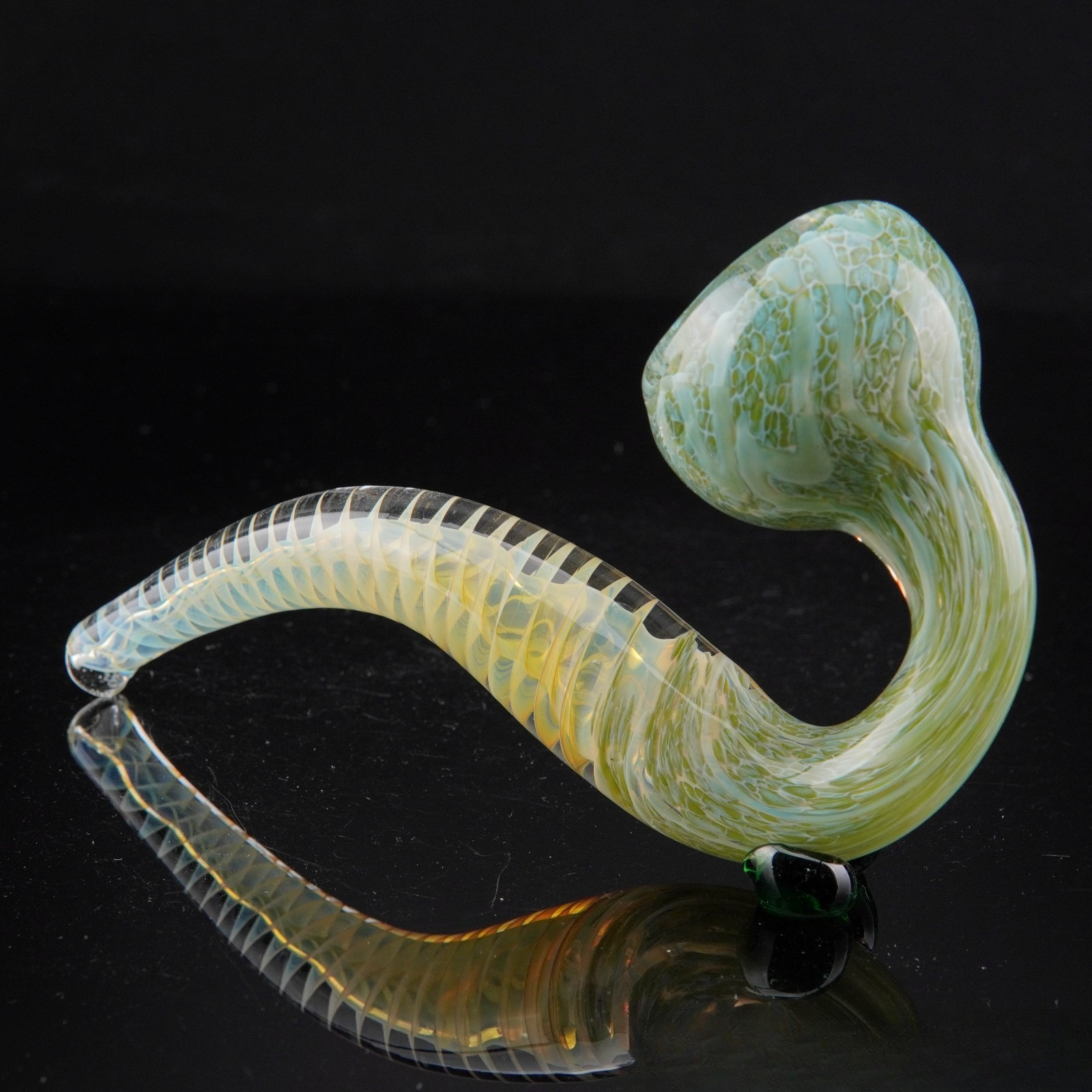 5.5" Tornado Sherlock Tobacco Smoking Pipe Thick Collectible Glass Pipes.