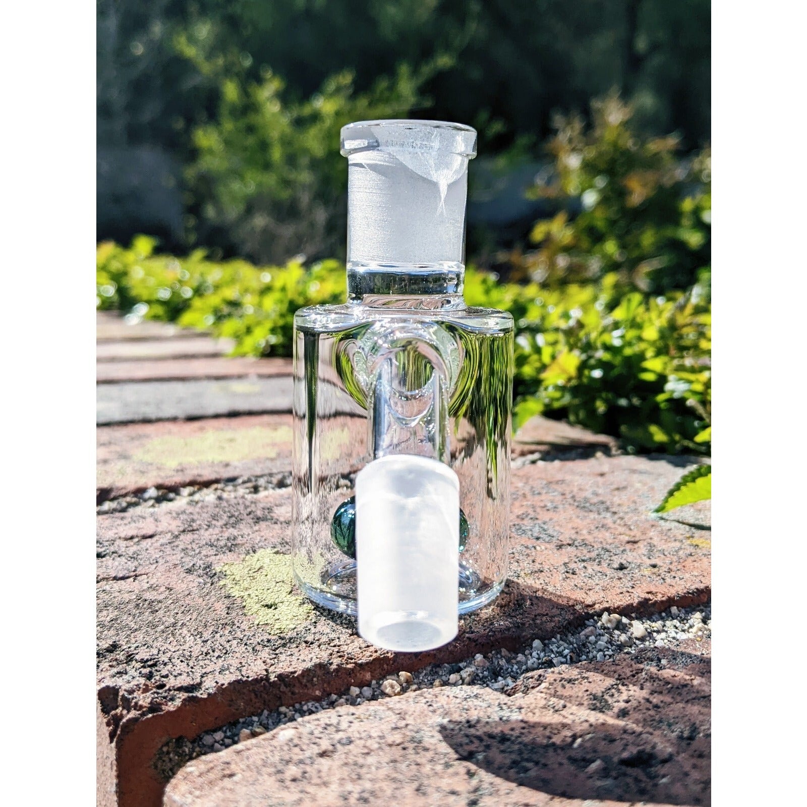 Premium Quality Thick Mini 14mm 45° Teal Ash Catcher For Tobacco Water Pipe Bong