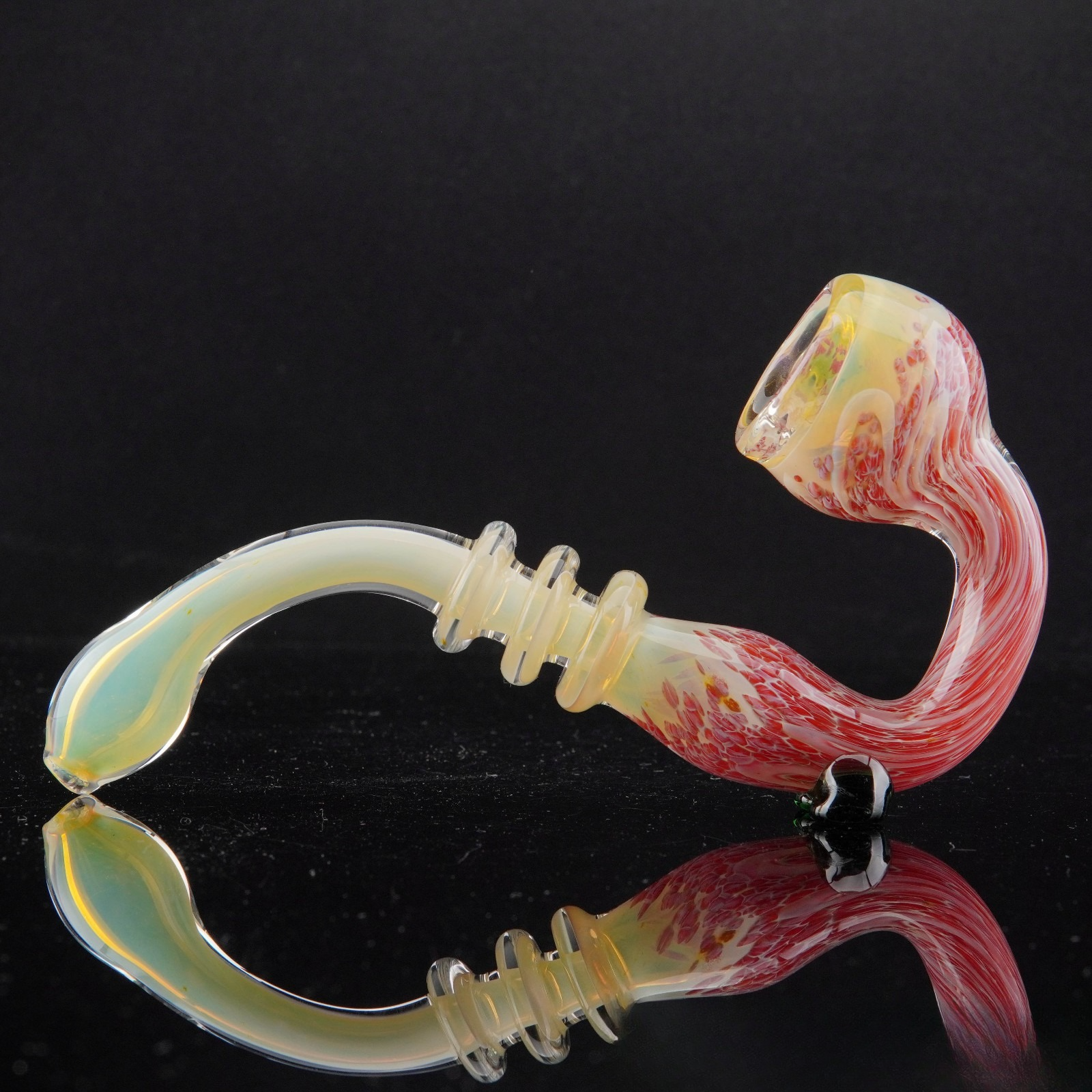 6½" Colorful Sherlock Tobacco Smoking Pipe Thick Collectible Glass Pipes.