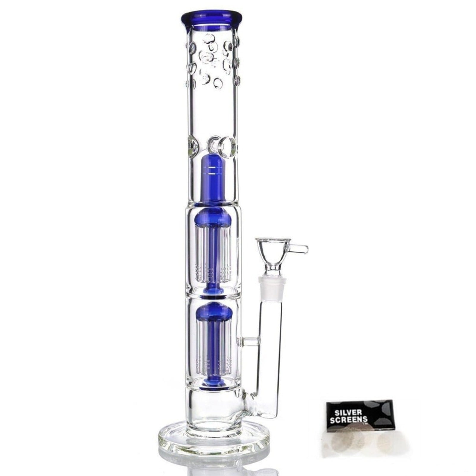 16.5 Glass Bong Glass Water Bongs Bowl Tornado Percolate Pipe Hookahs 18mm Bowl