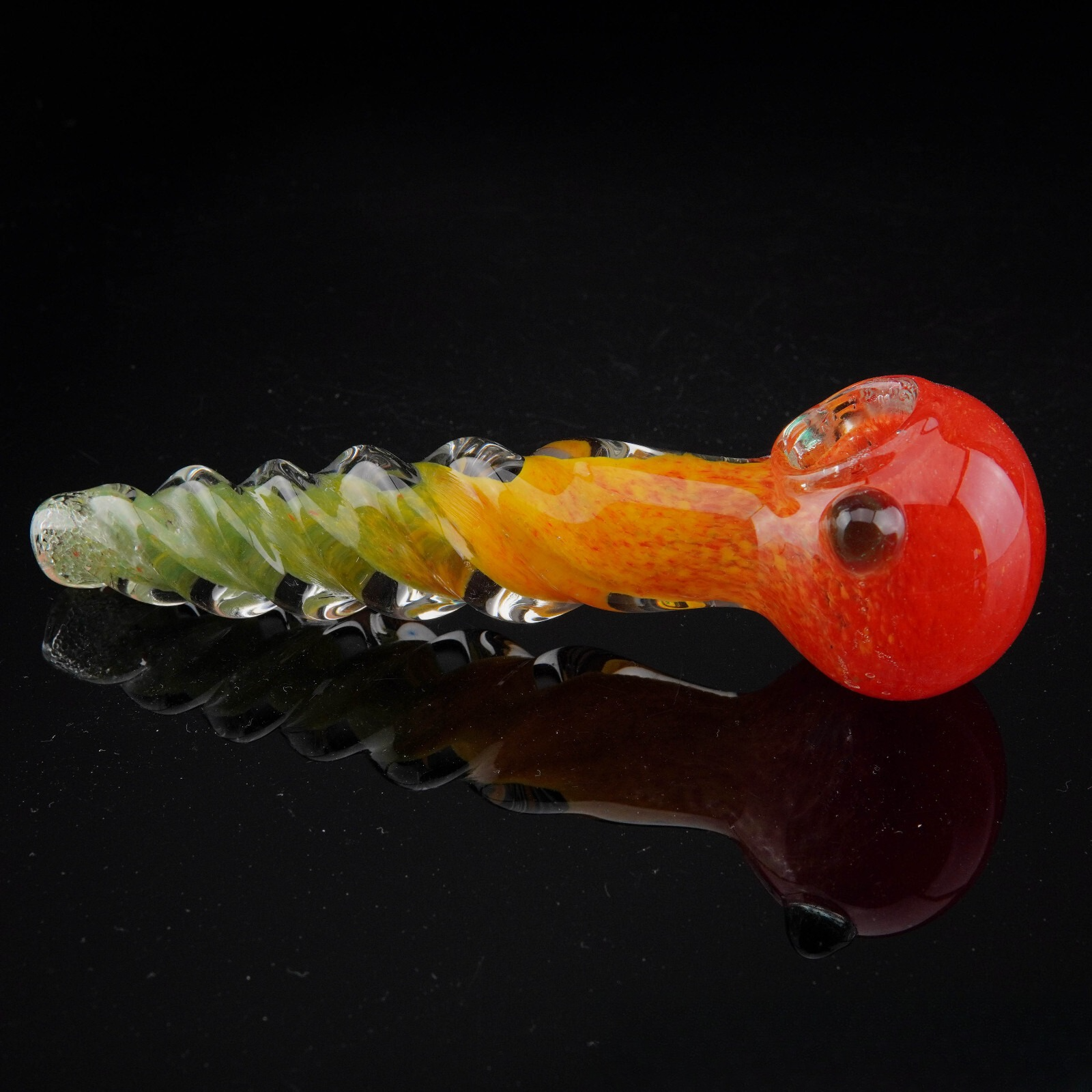 5" Tornado Twister Tobacco Smoking Pipe Thick Collectible Glass Pipes.