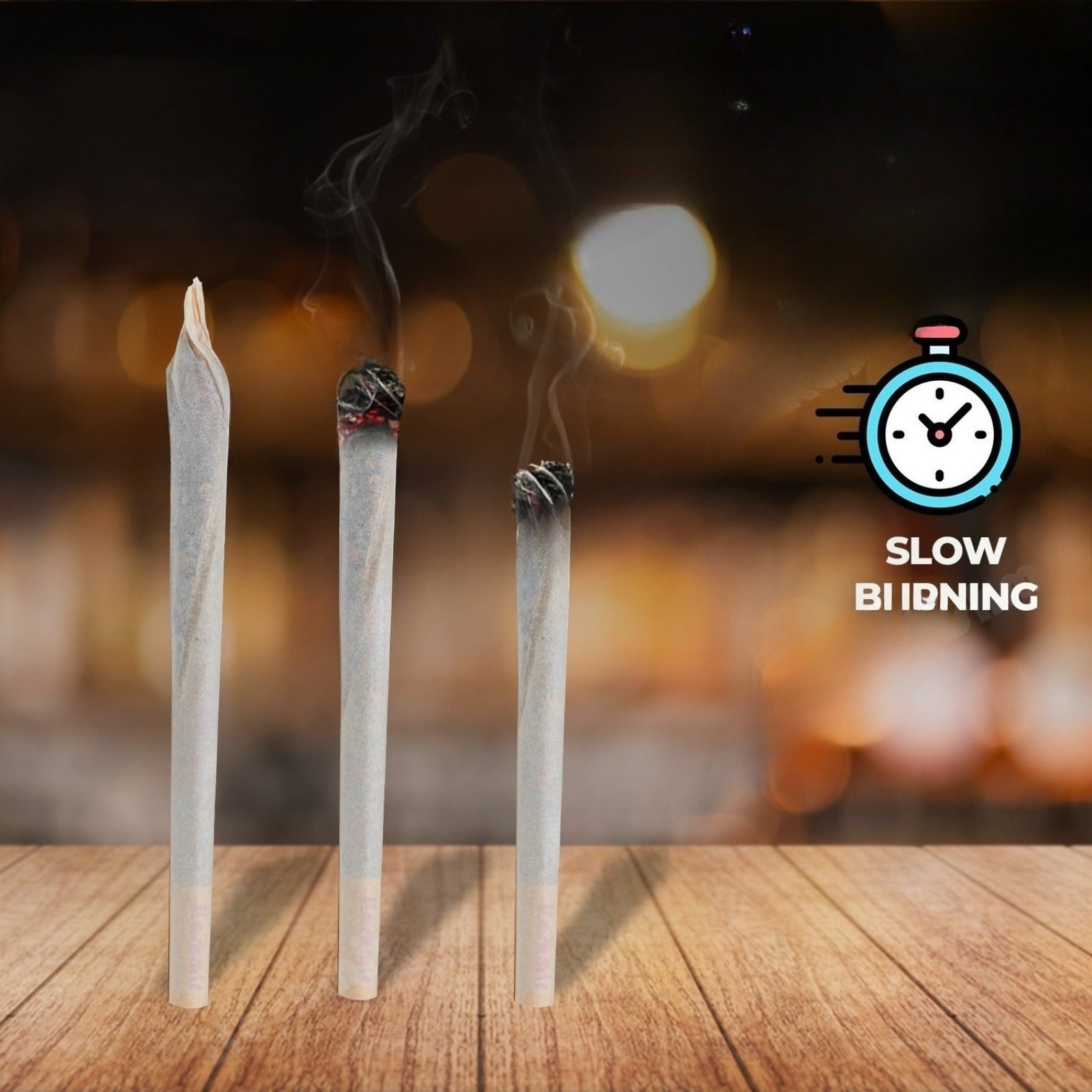 Rolling Papers Organic HMP Slim King Size 32 Leaves Pack ( 25 Booklets )