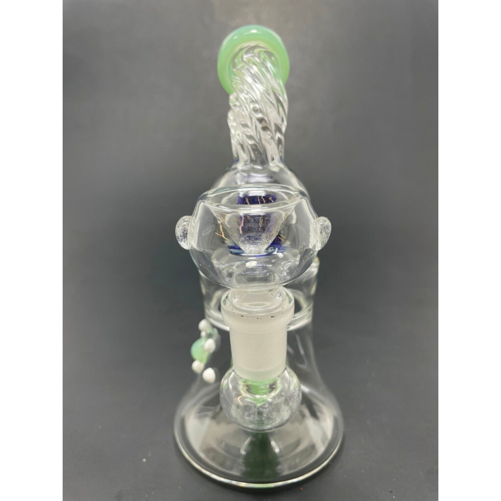 Hookah Water Pipe Glass 6" Green Chili Pepper Percolator Glass Tobacco Bong
