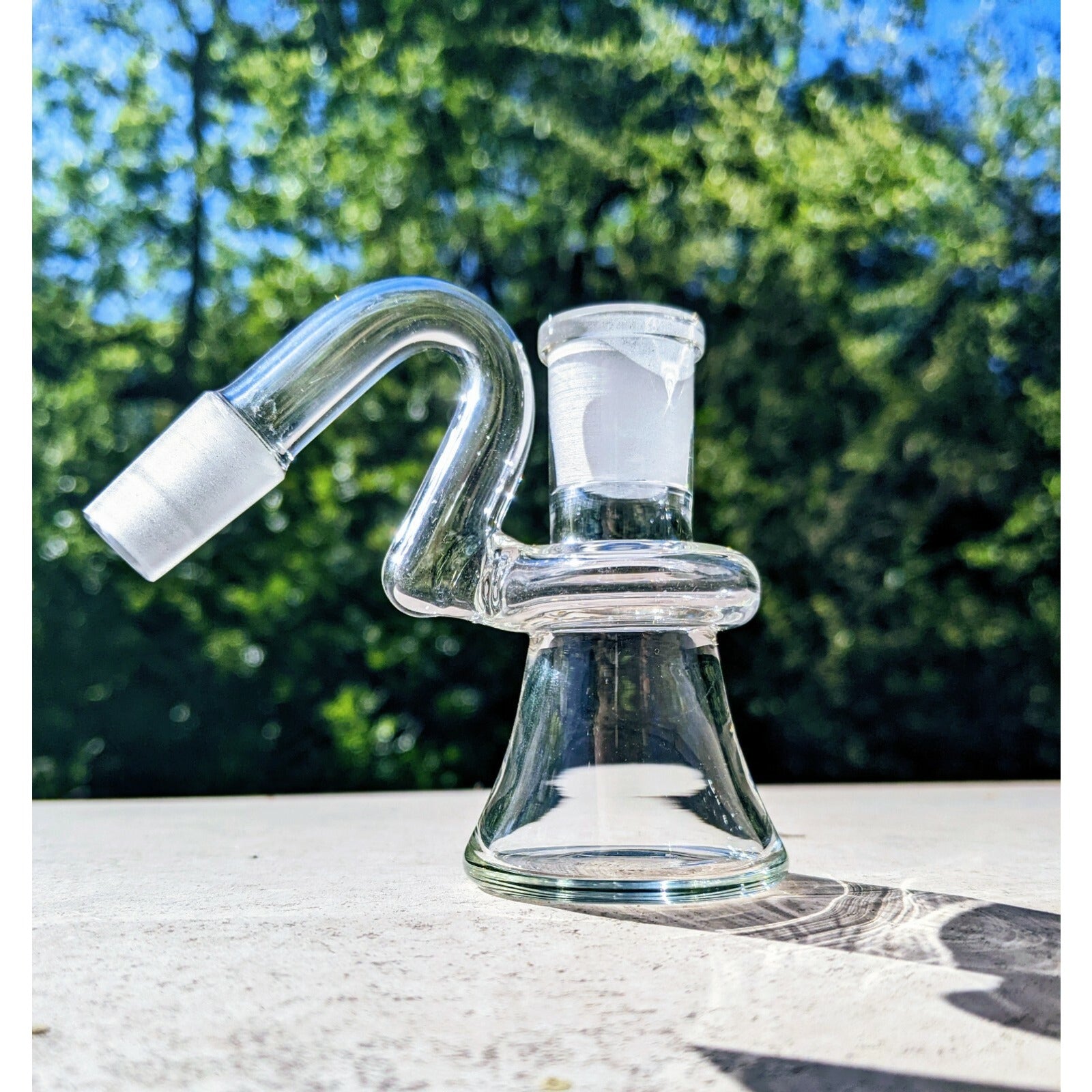 Premium Quality 14mm 45° Mini Dry Ash Catcher Tobacco Water Pipe Bong Bubbler