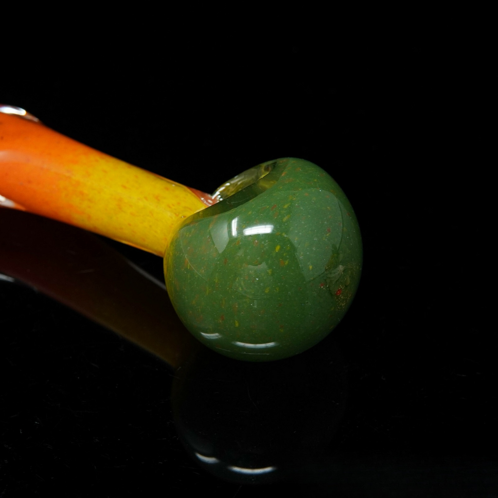 4.5" Medium Rasta Frit Tobacco Smoking Pipe Thick Collectible Pipes.