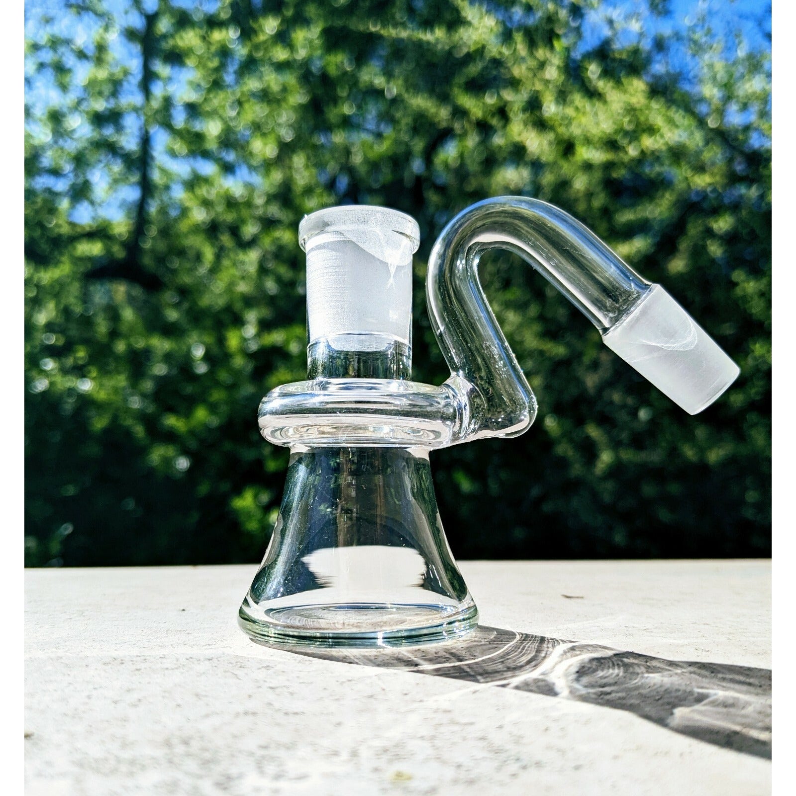 Premium Quality 14mm 45° Mini Dry Ash Catcher Tobacco Water Pipe Bong Bubbler