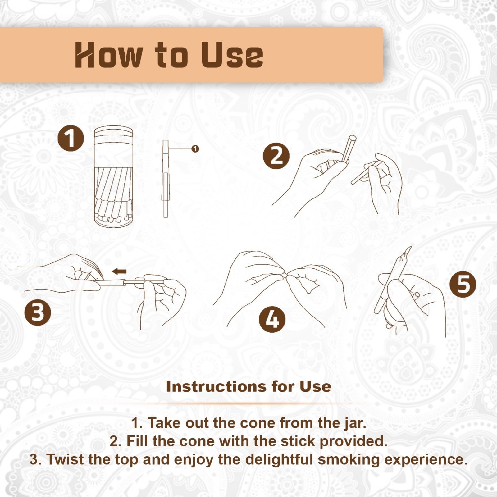 Pre Rolled Cones Bamboo King Size 100 Ct Slow Burn Rolling Paper Cones