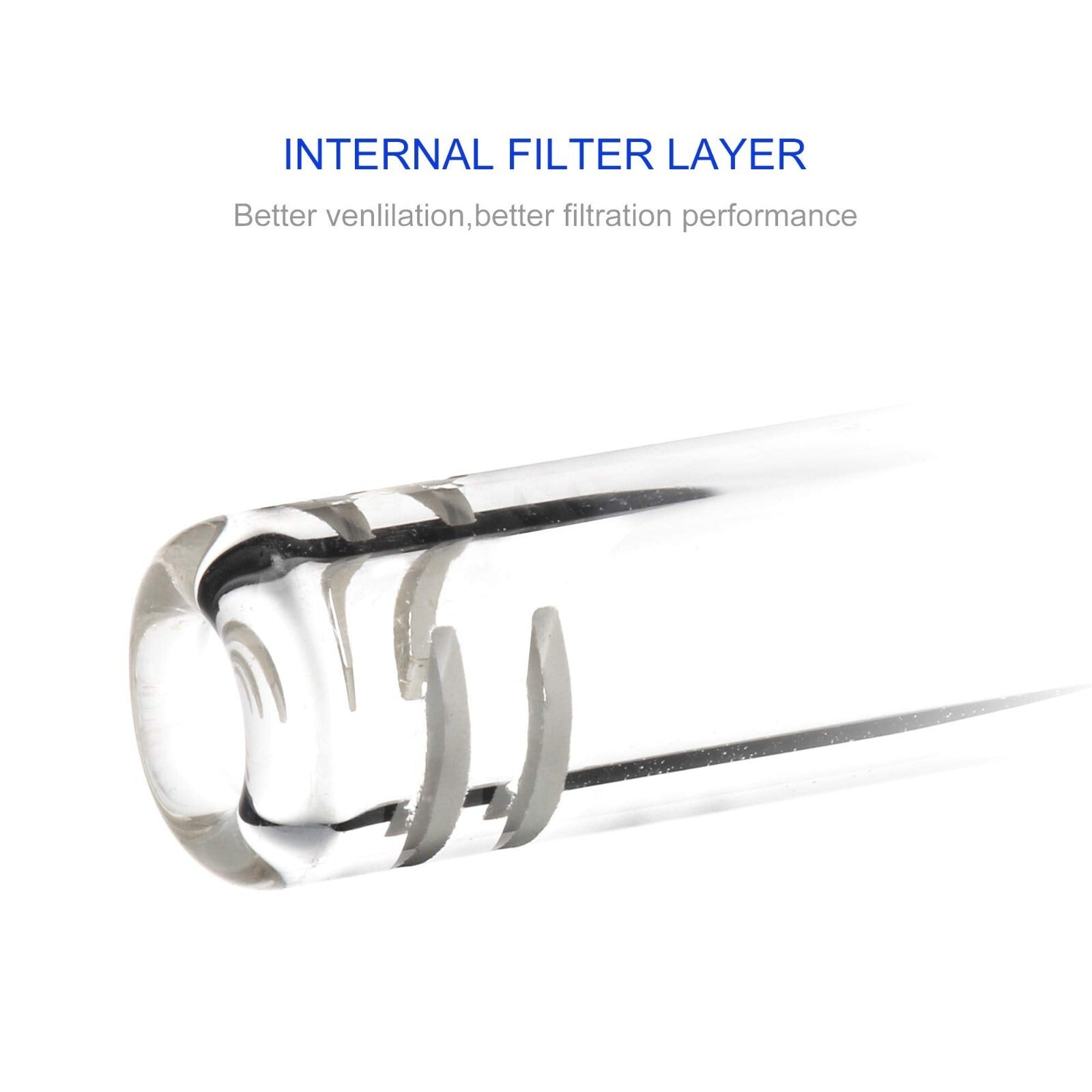 7mm Heavy Thick Glass Bong Water Pipe Smoking Beaker Perc Bongs 14 Inch