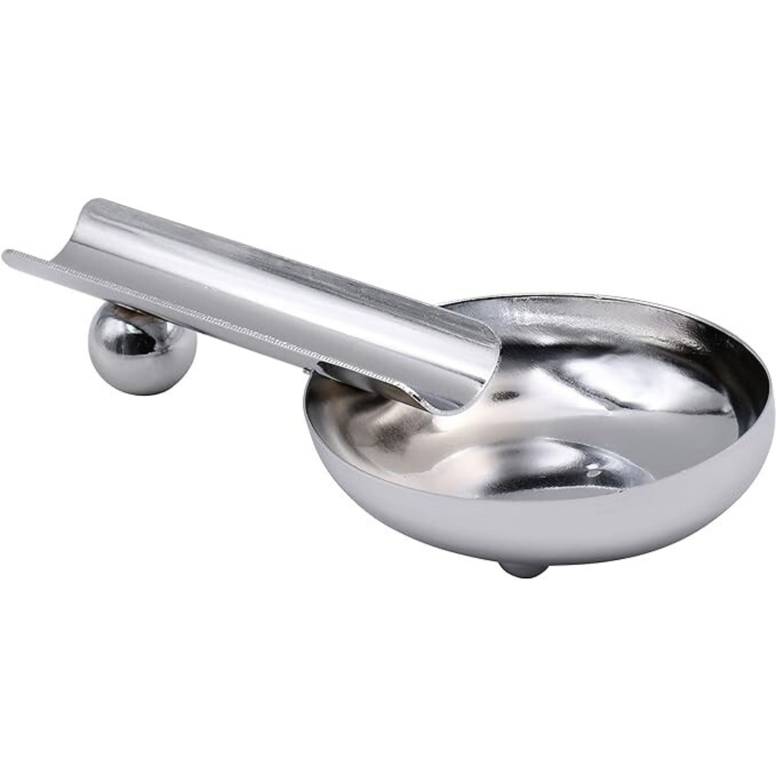 Quality Importers Trading Personal Size Cigar Ashtray, Stainless