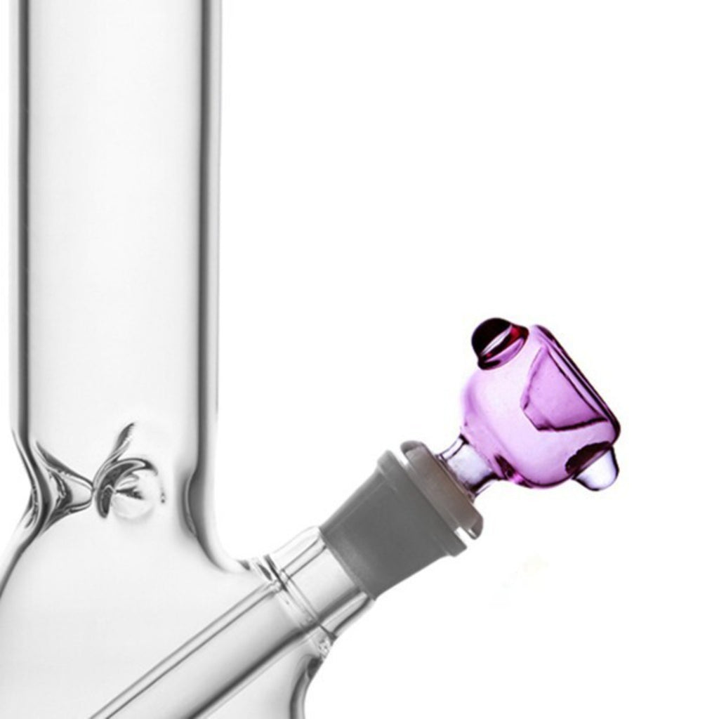 10 Inch Bongs Pink Glass Bong Smoking Hookah Glass Water Pipes 14mm Bowl Beaker