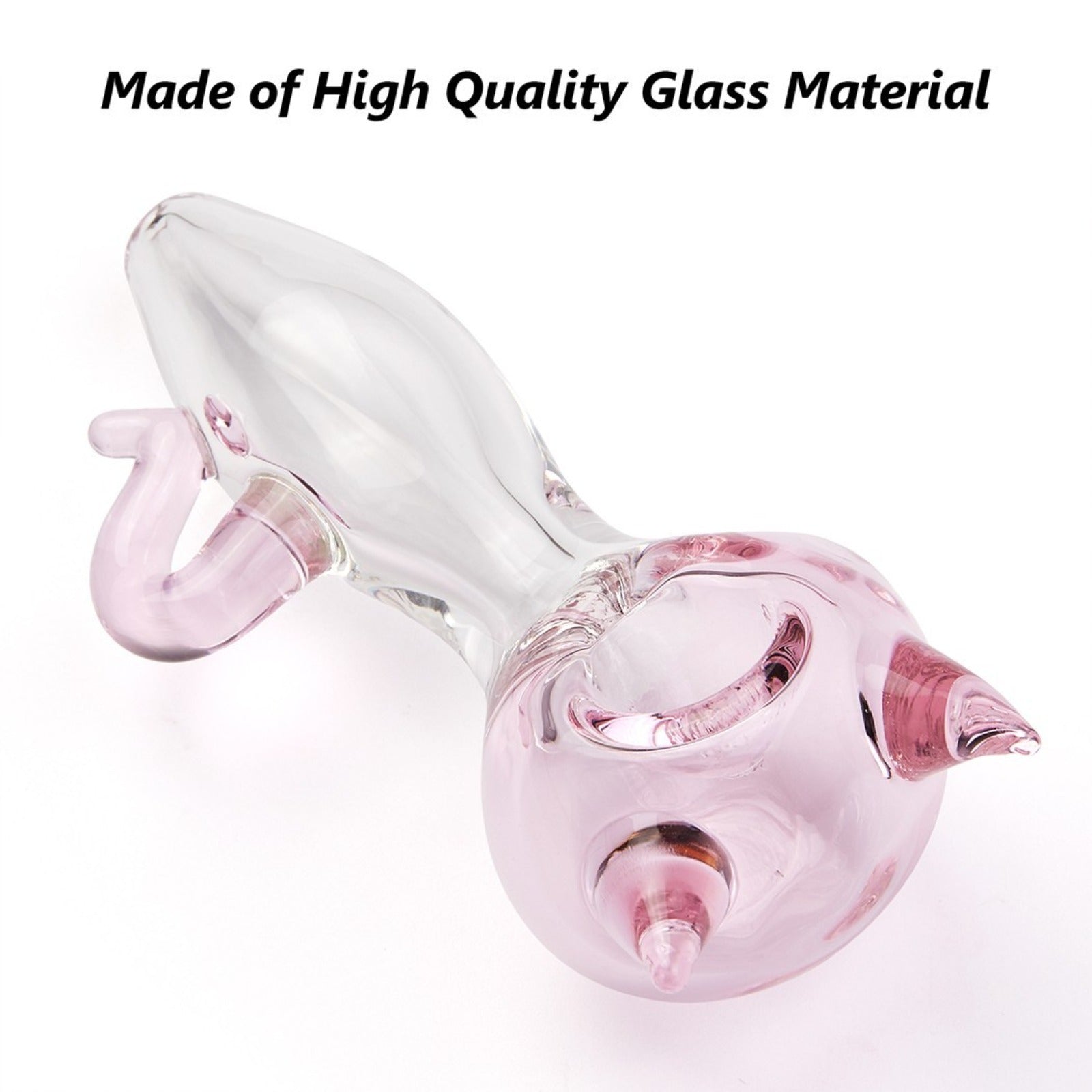 (Pack of 2) 4" Tobacco Smoking Glass Pipe Collectible Handmade Pipes with Box M2
