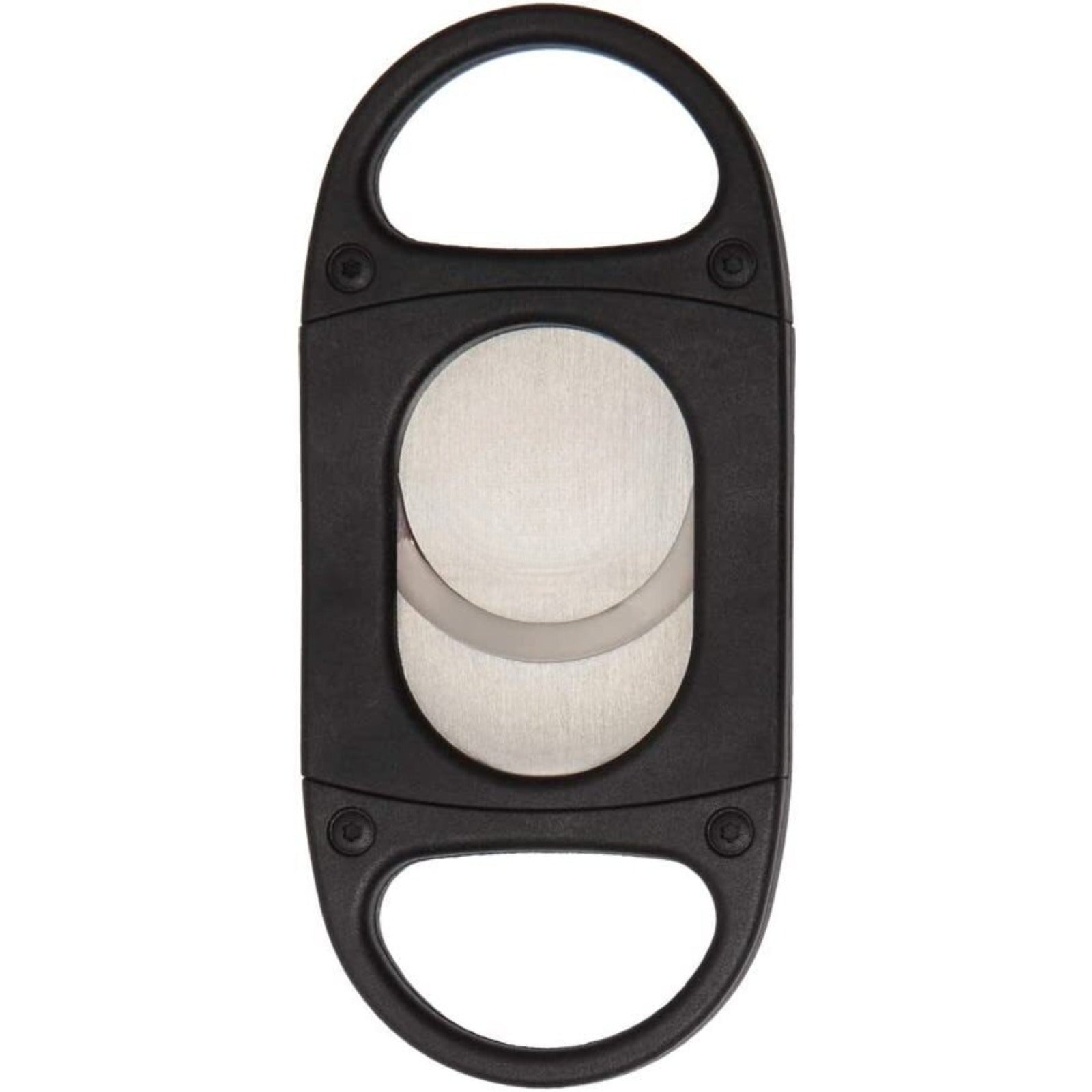 X8 Cigar Cutter, Stainless Steel Blades, Cuts Up to 70 Ring Gauge, Black