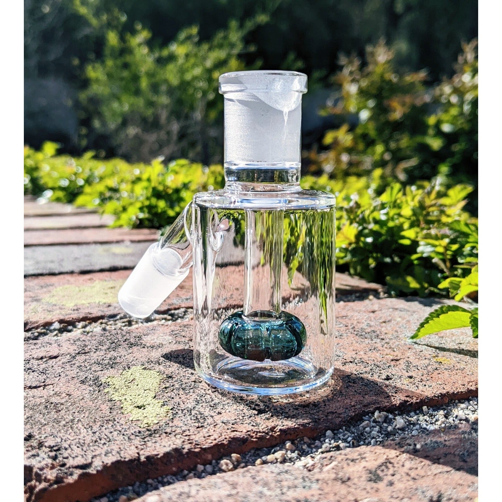Premium Quality Thick Mini 14mm 45° Teal Ash Catcher For Tobacco Water Pipe Bong