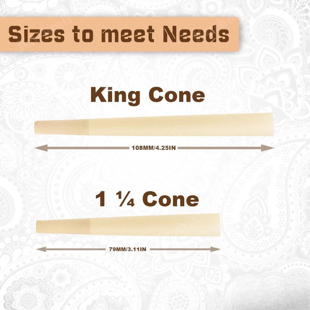 Pre-Rolled Cones Unbleached Classic 11/4 Size 50 Pack Natural Rolling Papers