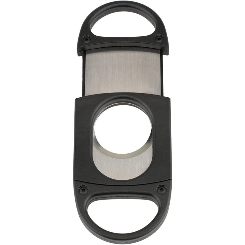 X8 Cigar Cutter, Stainless Steel Blades, Cuts Up to 70 Ring Gauge, Black