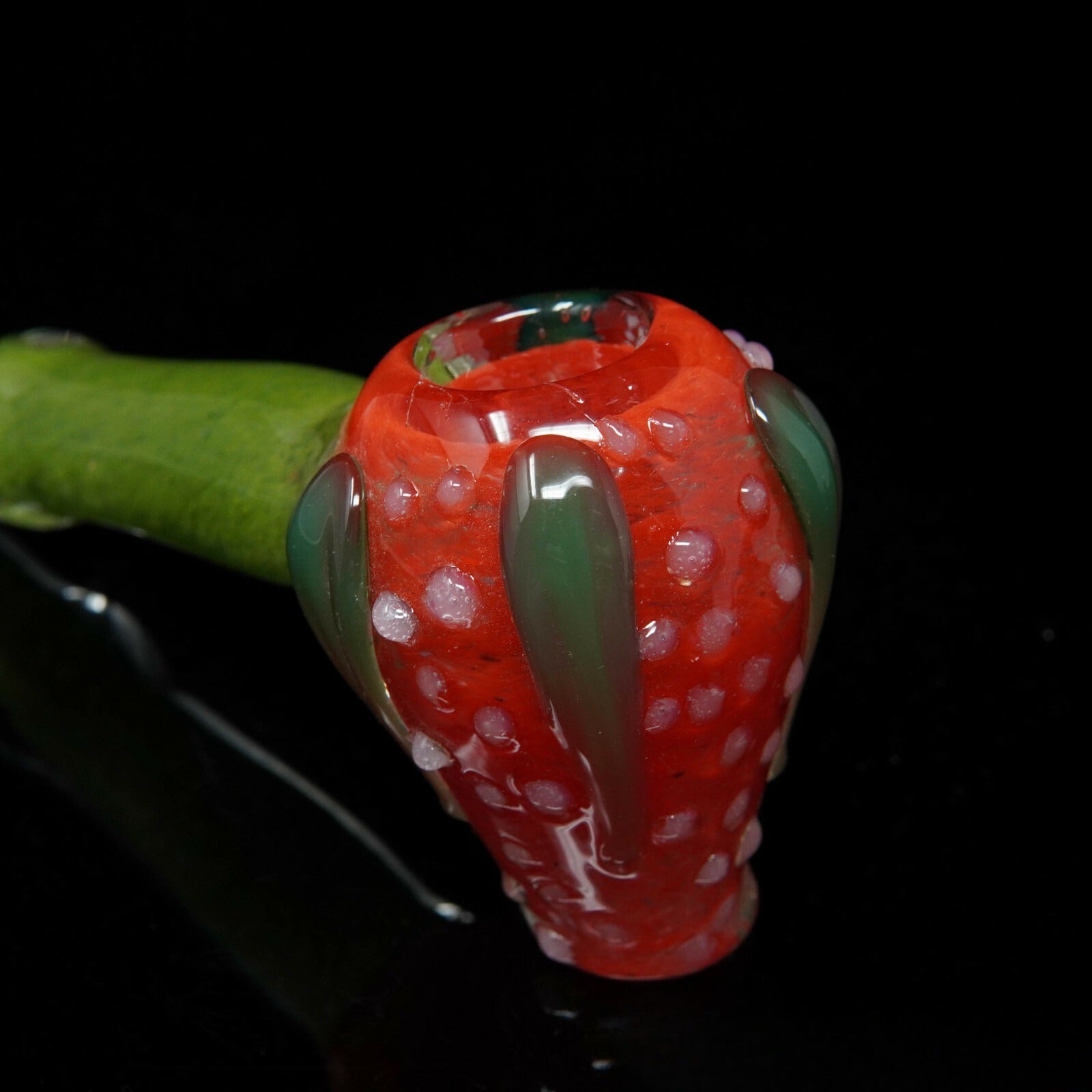 6" Strawberry Shape Hammer Tobacco Smoking Pipe Thick Collectible Pipes.