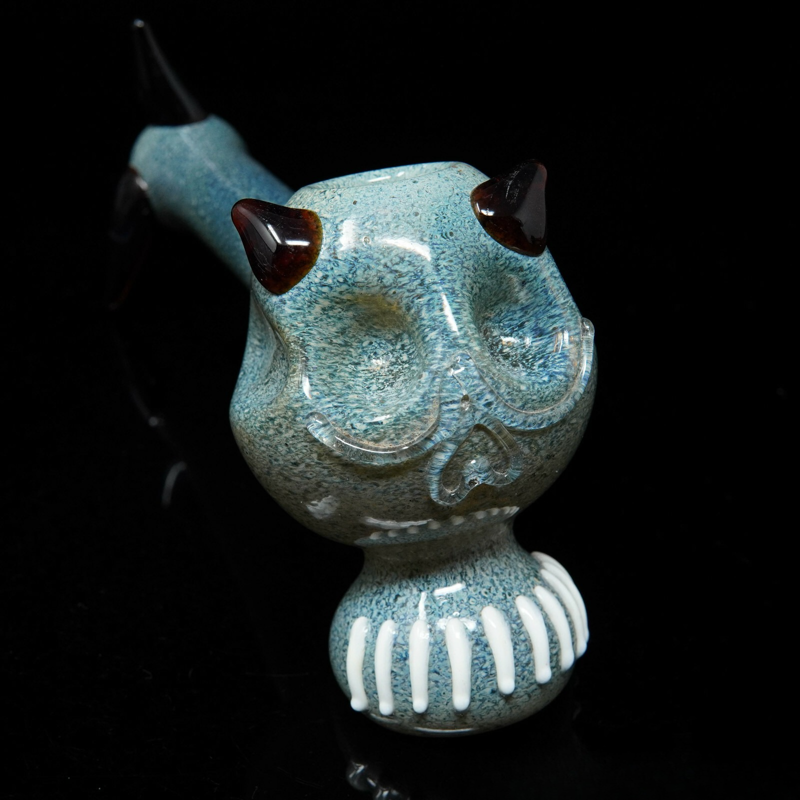 8" Skull Hammer Bubbler Tobacco Smoking Pipe Thick Collectible Pipes.