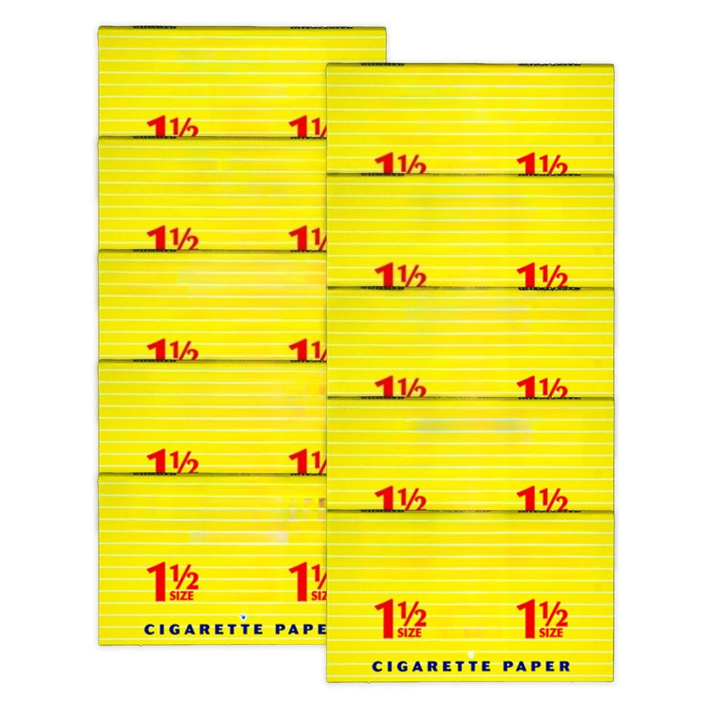 Rolling Papers 1 1/2 TOP Cigarette Papers (Pack of 10 Booklets)