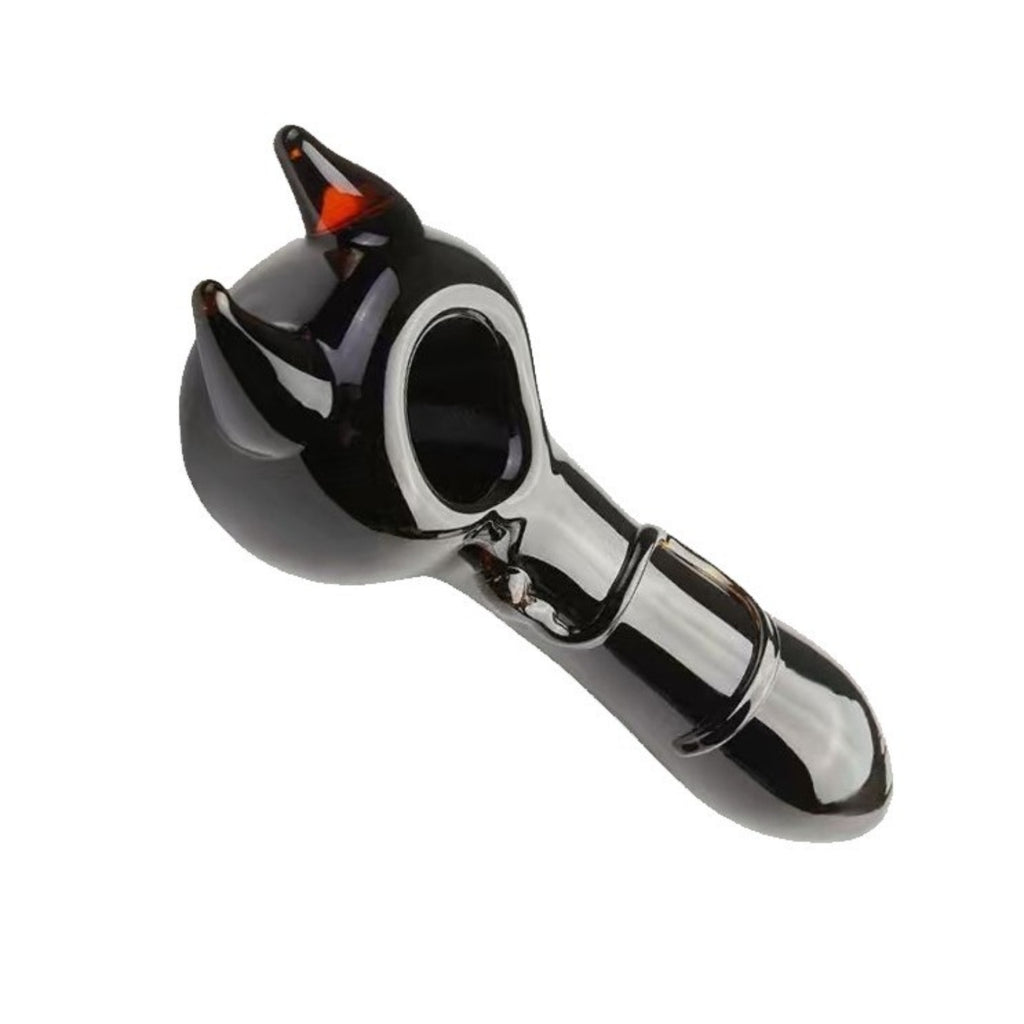 ( Pack of 2 ) 4" Tobacco Smoking Glass Pipe Collectible Handmade Pipes with Box