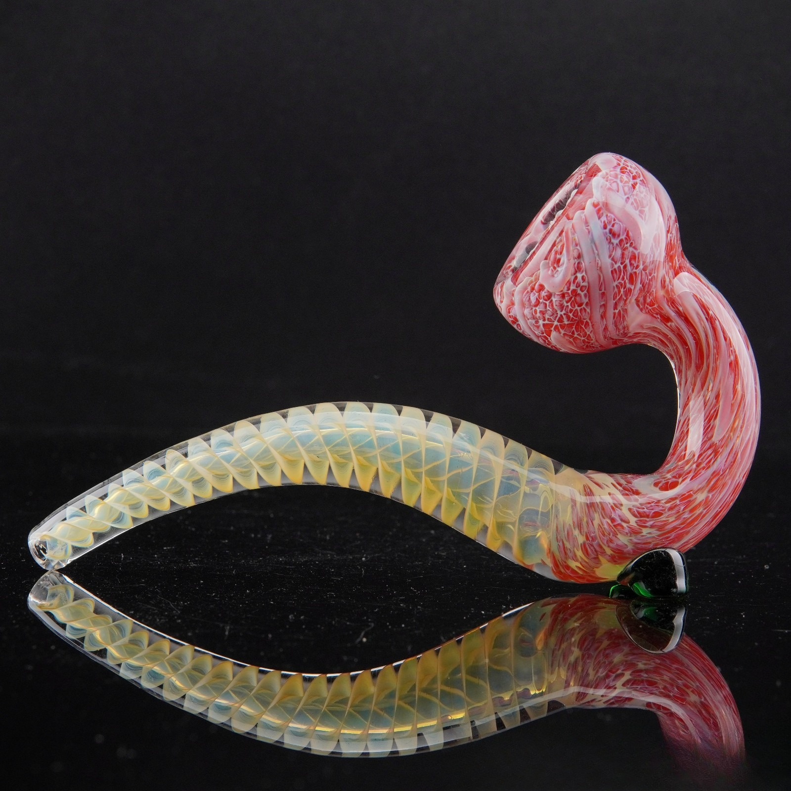 5.5" Tornado Sherlock Tobacco Smoking Pipe Thick Collectible Glass Pipes.