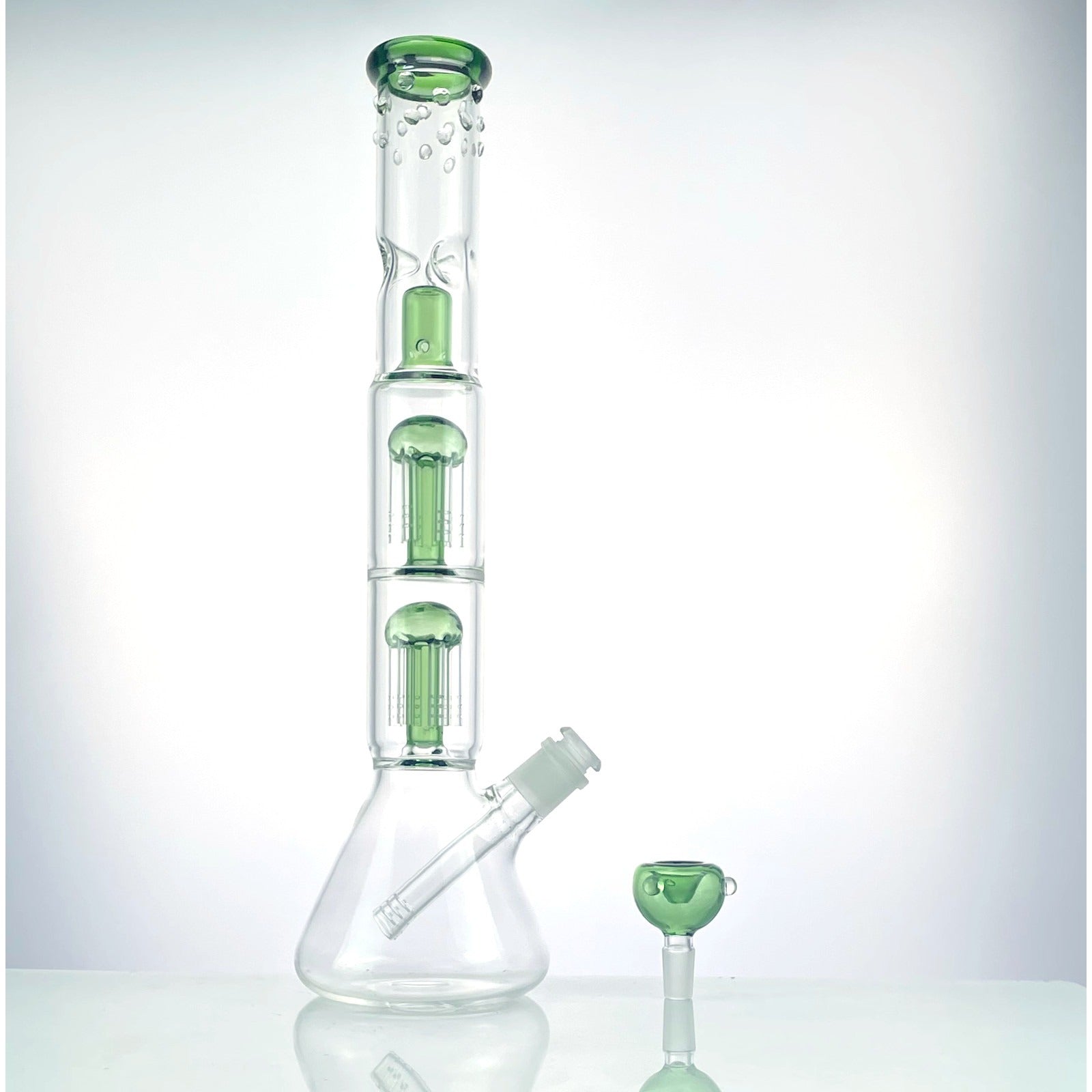 16 Glass Bong Glass Water Bongs Bowl Tornado Percolate Pipe Hookahs 14mm Bowl