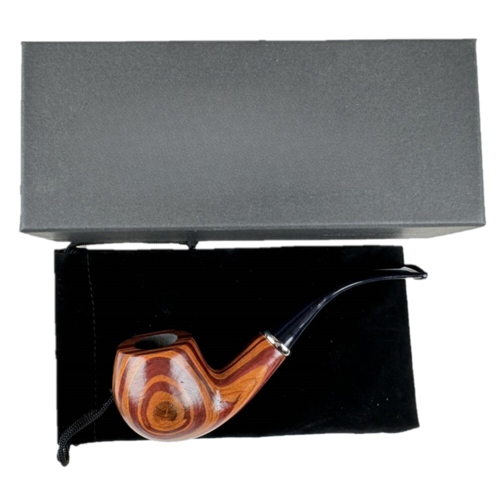 2 Durable Wooden Wood Smoking Pipe Tobacco Cigarettes Cigar Pipes Enchase Gift