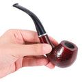 Durable Wooden Wood Smoking Pipe Tobacco Cigarettes Cigar Pipes Enchase Gift