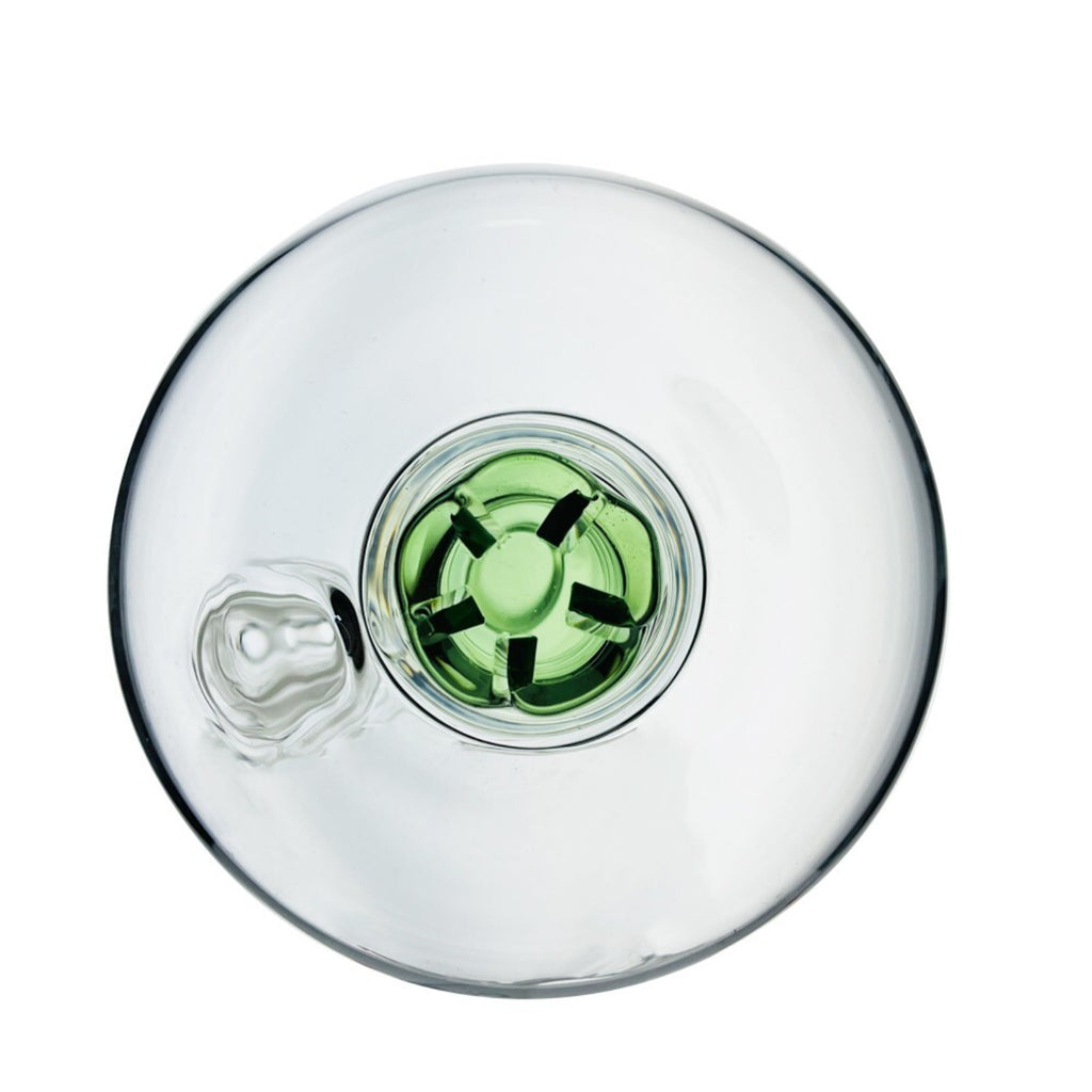 10.5" Heavy Glass Bong Smoking Hookah Percolate Rotation Water Pipes 18mm bowl