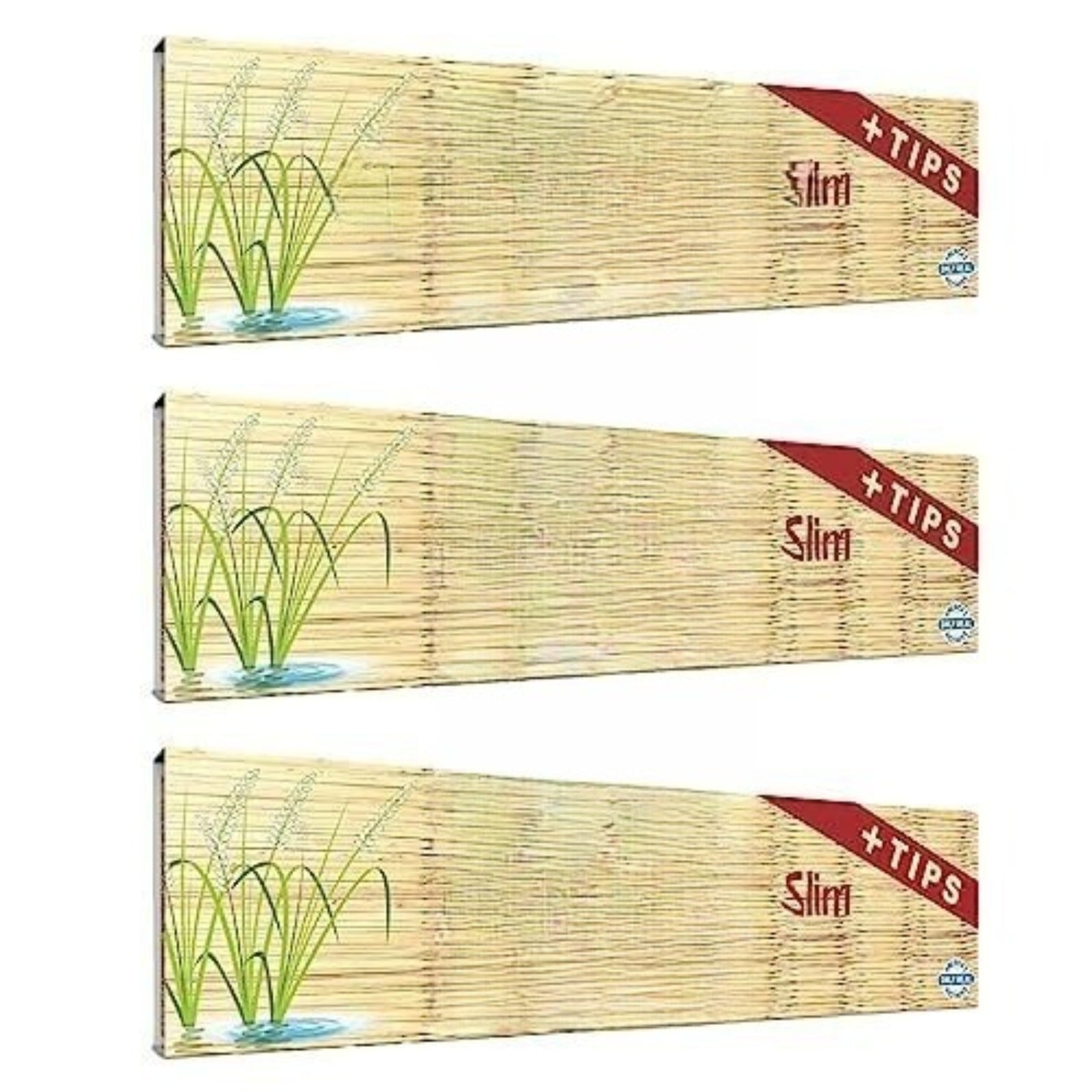 Brown Rice Rolling Papers King Size Slim 110mm (3 Booklets)