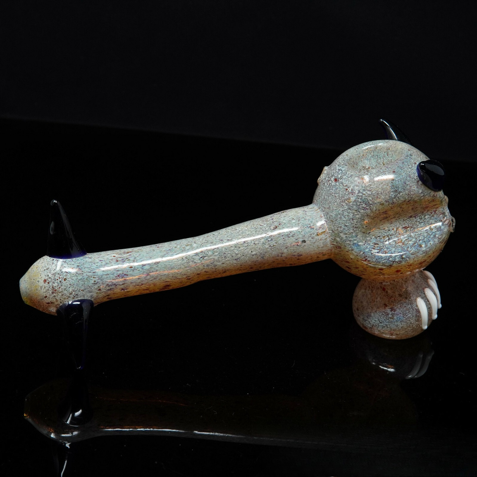 8" Skull Hammer Bubbler Tobacco Smoking Pipe Thick Collectible Pipes.