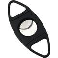 Quality Importers Dual Blade Guillotine Cigar Cutter, Cuts Up to 54RG, Black