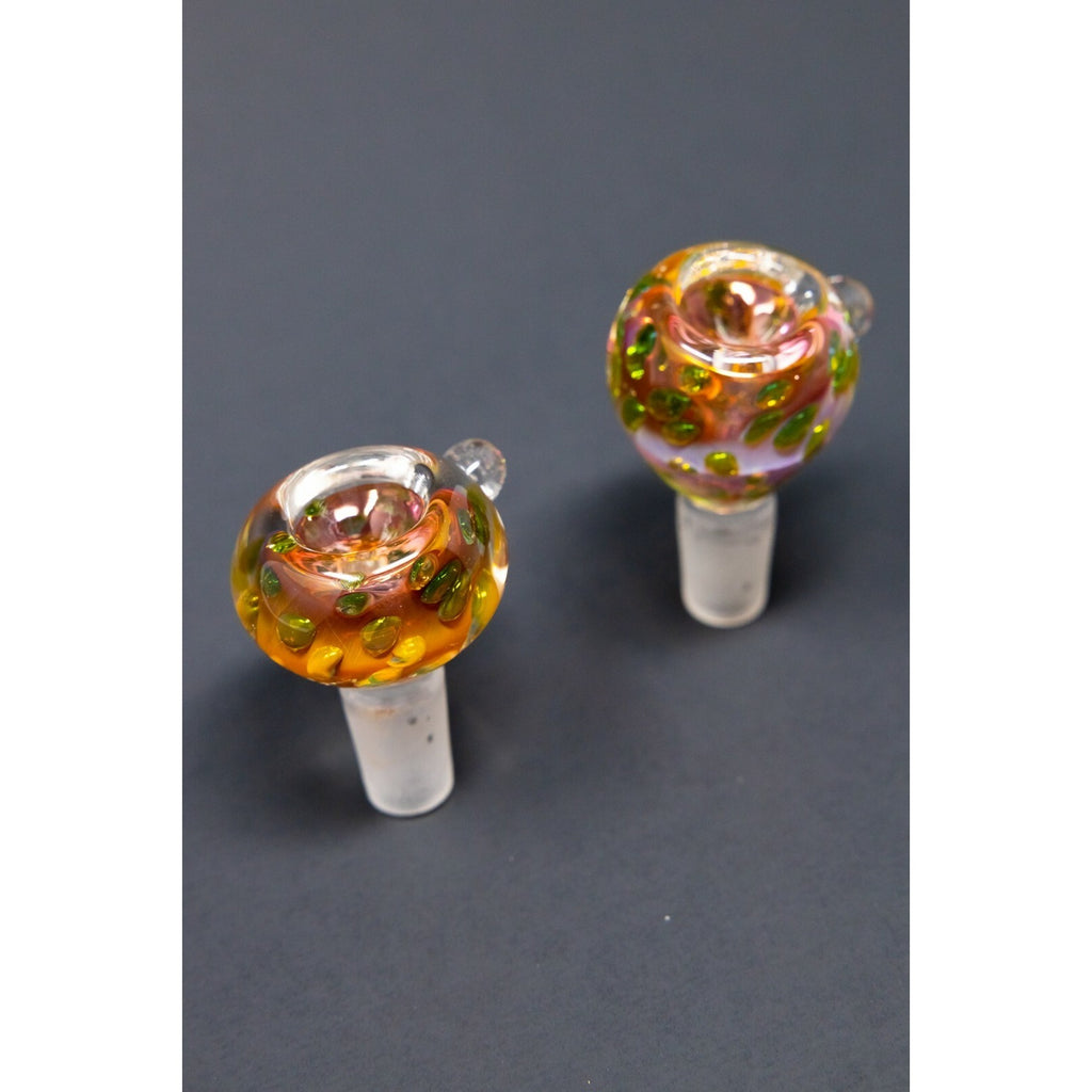 Hookah Water Pipe 14mm Pearl Heavy Premium Glass Male Tobacco Bowl Piece