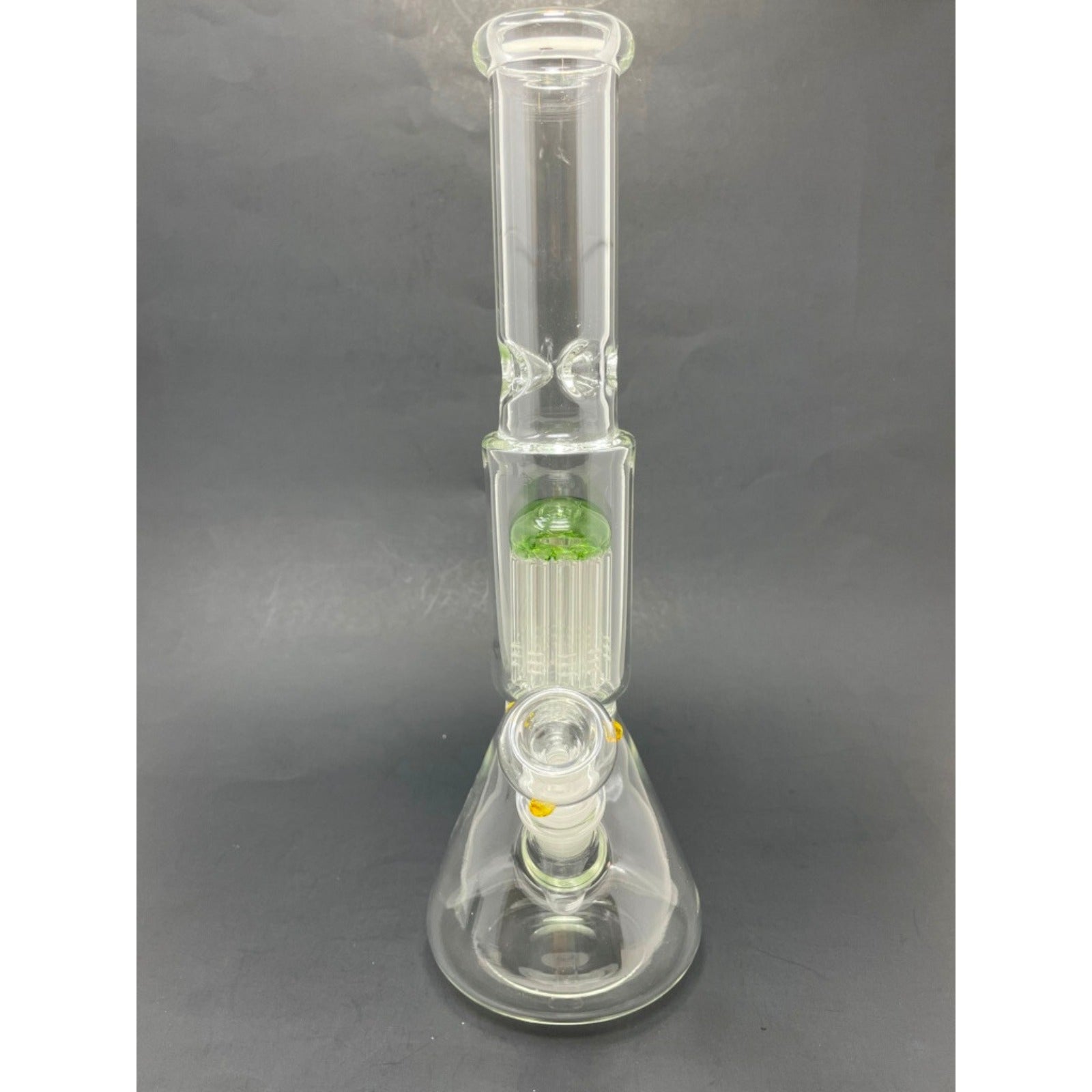 12" Green Jellyfish Percolator Hookah Water Pipe Tobacco Beaker Bong