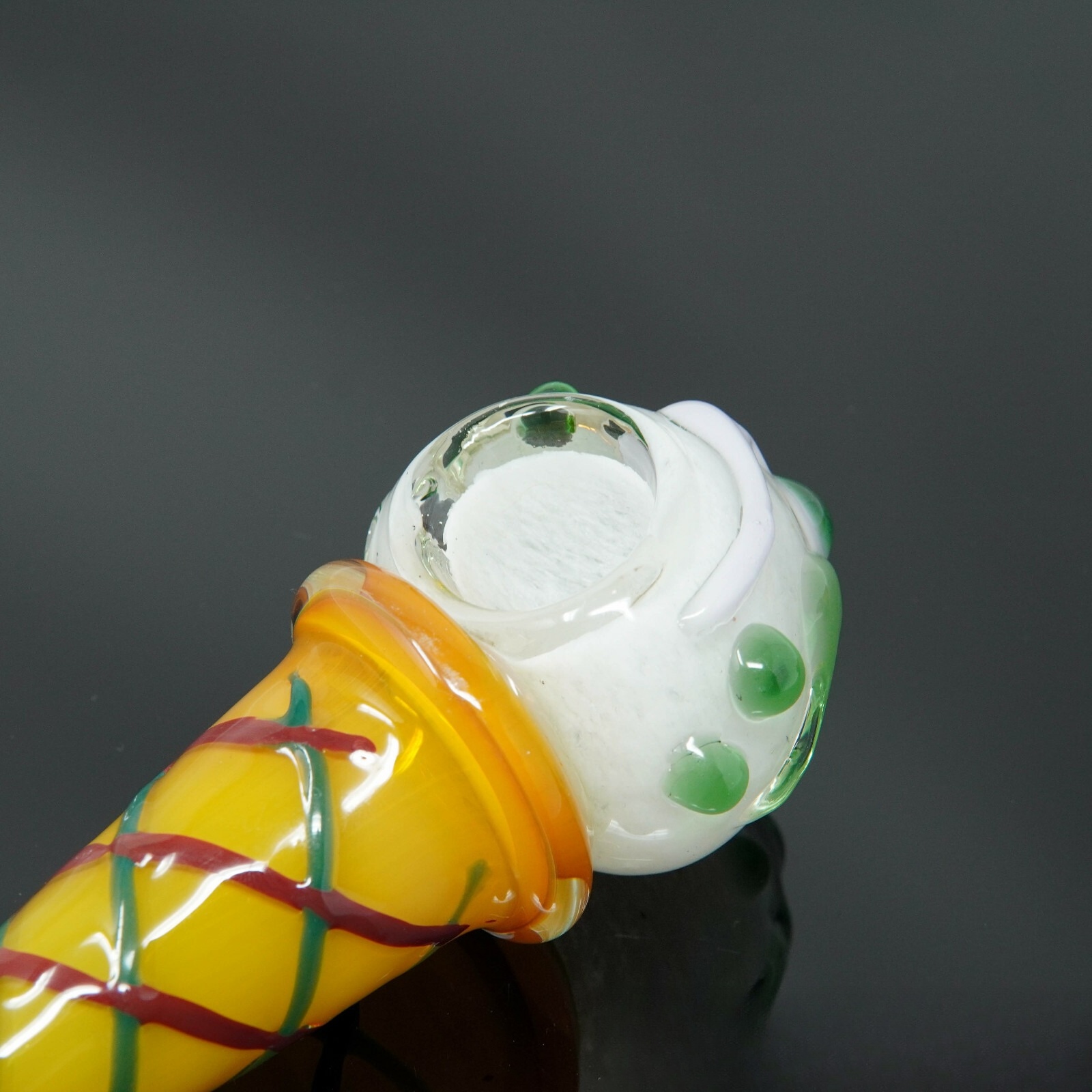 6" Ice Cream Cone Exotic Tobacco Smoking Pipe Thick Collectible Pipes.