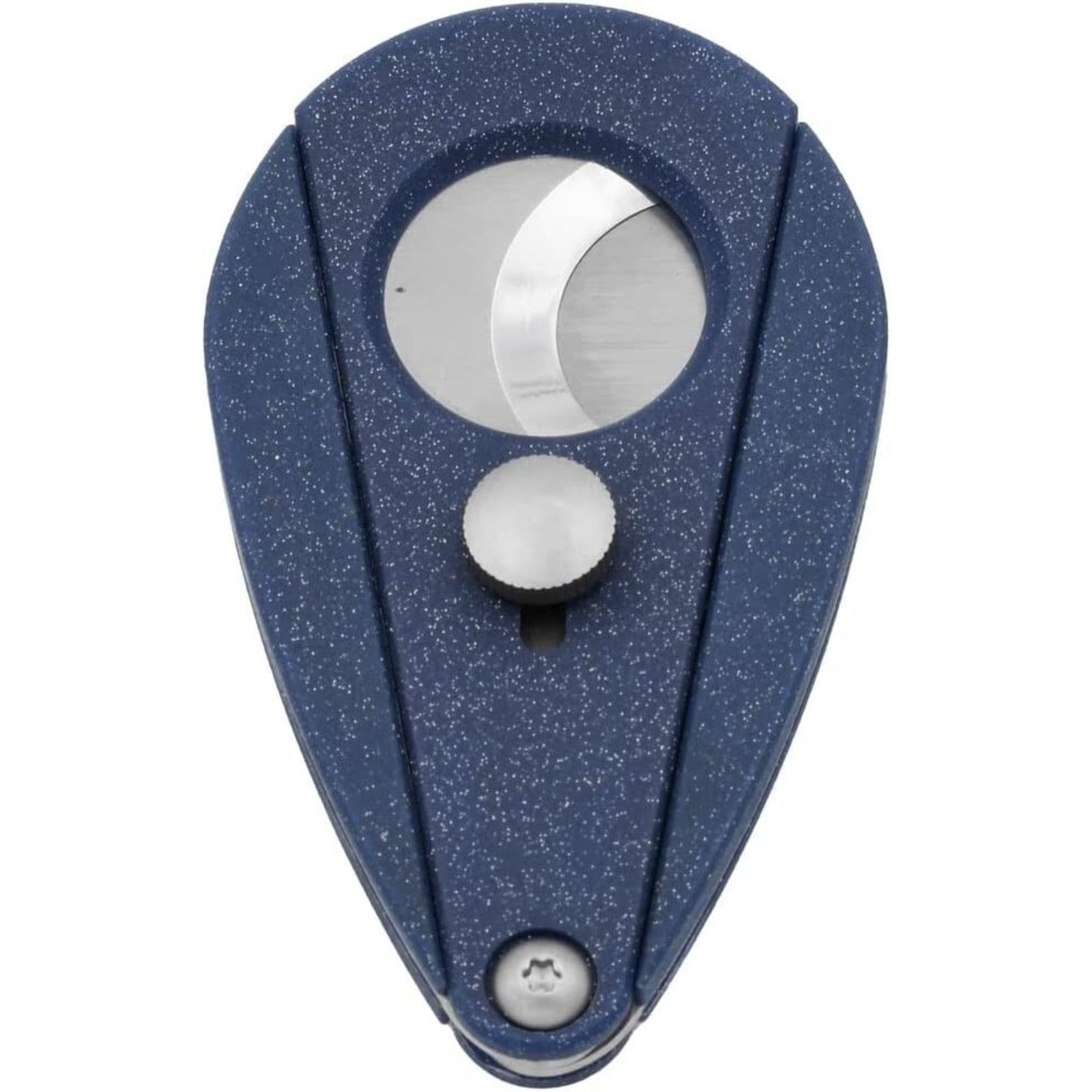 Xi2 Cigar Cutter, Spring-Loaded Double Guillotine Action Blue
