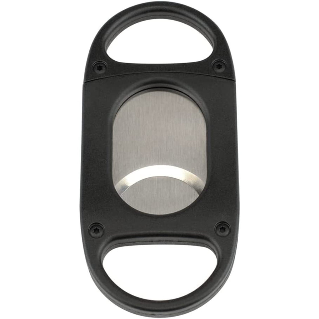 X8 Cigar Cutter, Stainless Steel Blades, Cuts Up to 70 Ring Gauge, Black