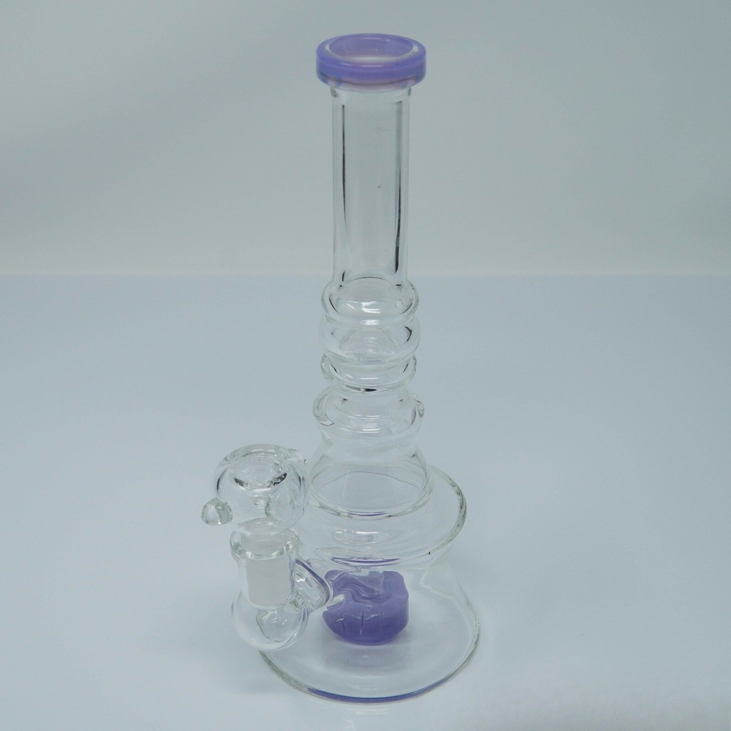 8.5” Purple Slime Hookah Water Pipe Bong Tobacco Smoking Pipe.