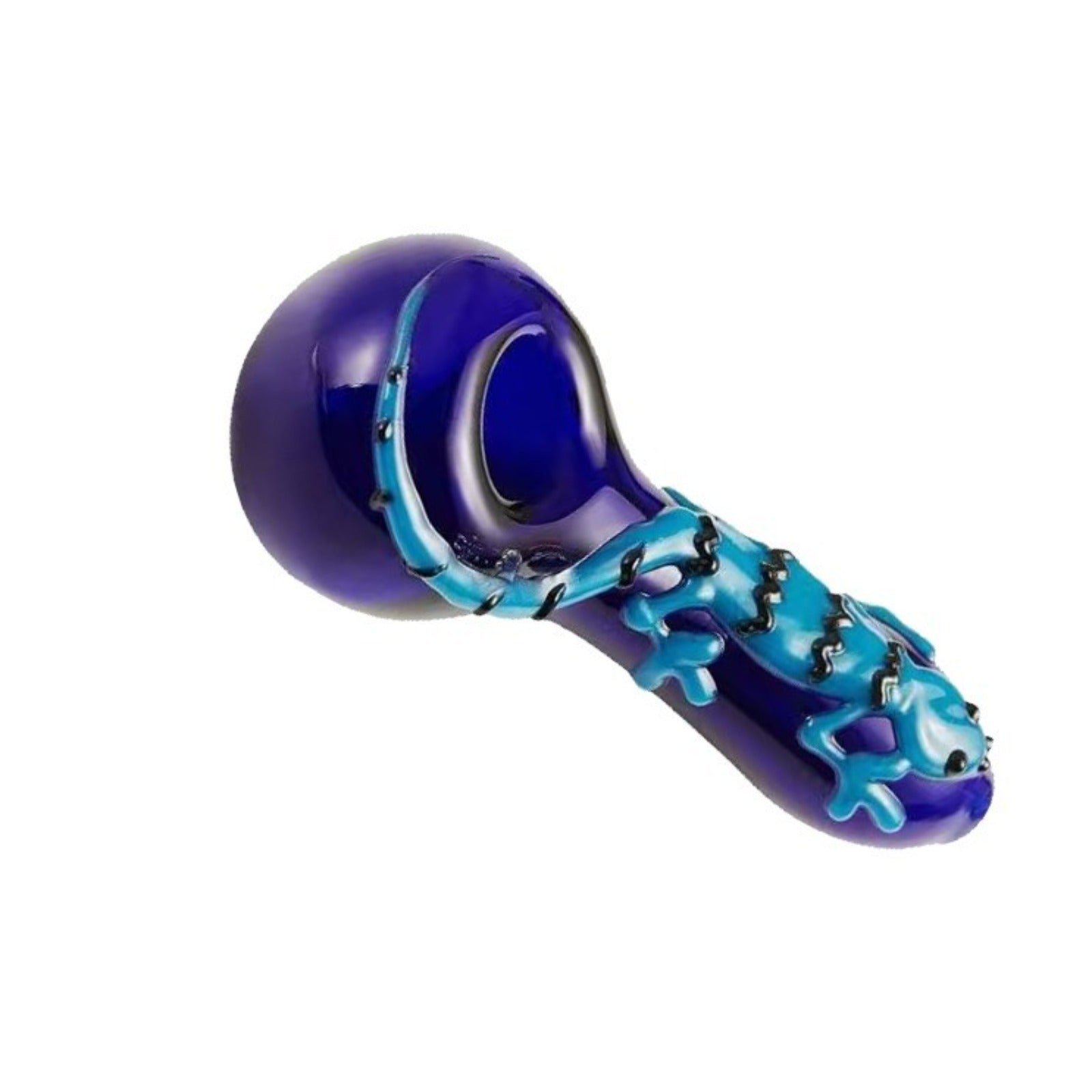 ( Pack of 2 ) 4" Tobacco Smoking Glass Pipe Collectible Handmade Pipes with Box