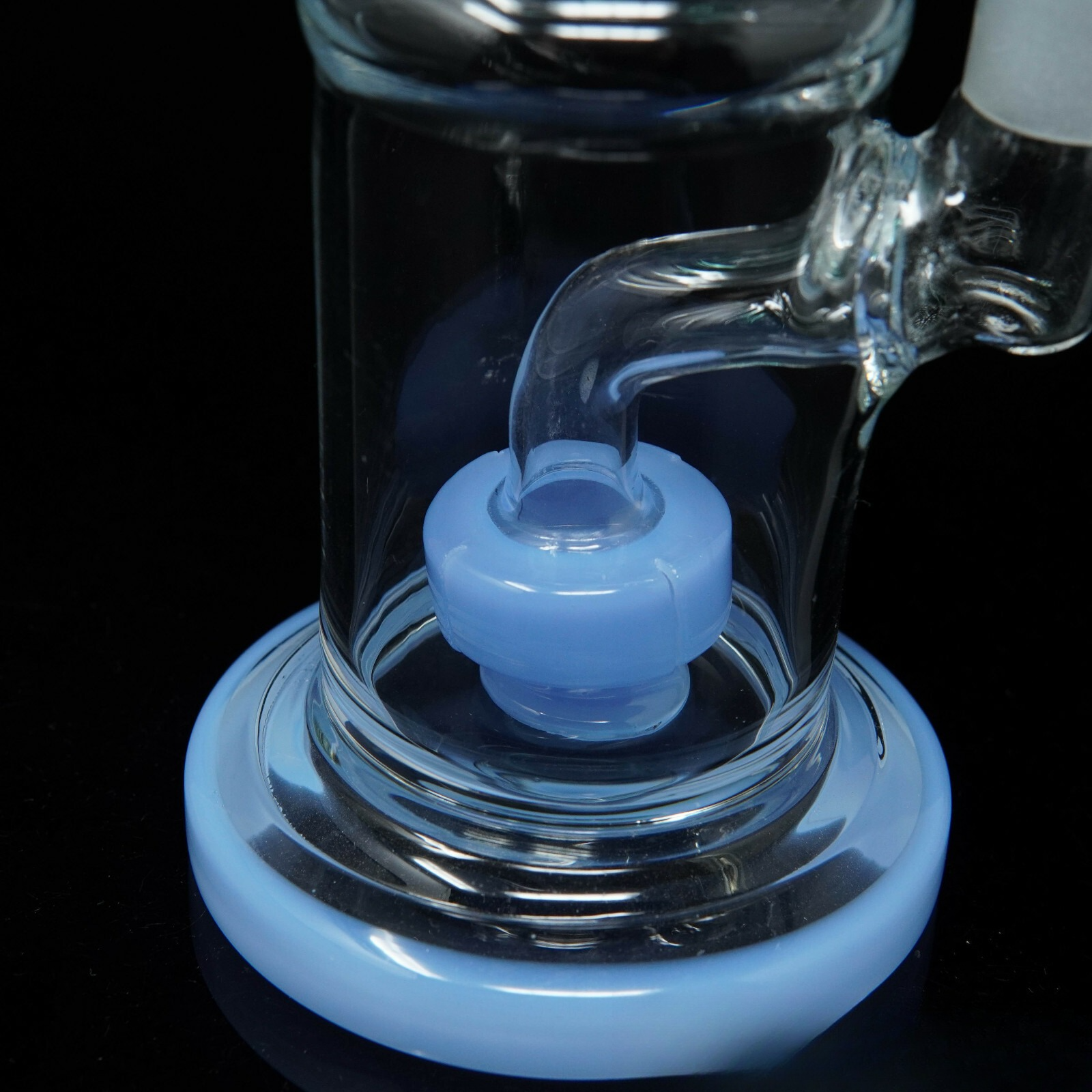 8.5” Jade Bend Single Discs Hookah Water Pipe Tobacco Smoking Pipe